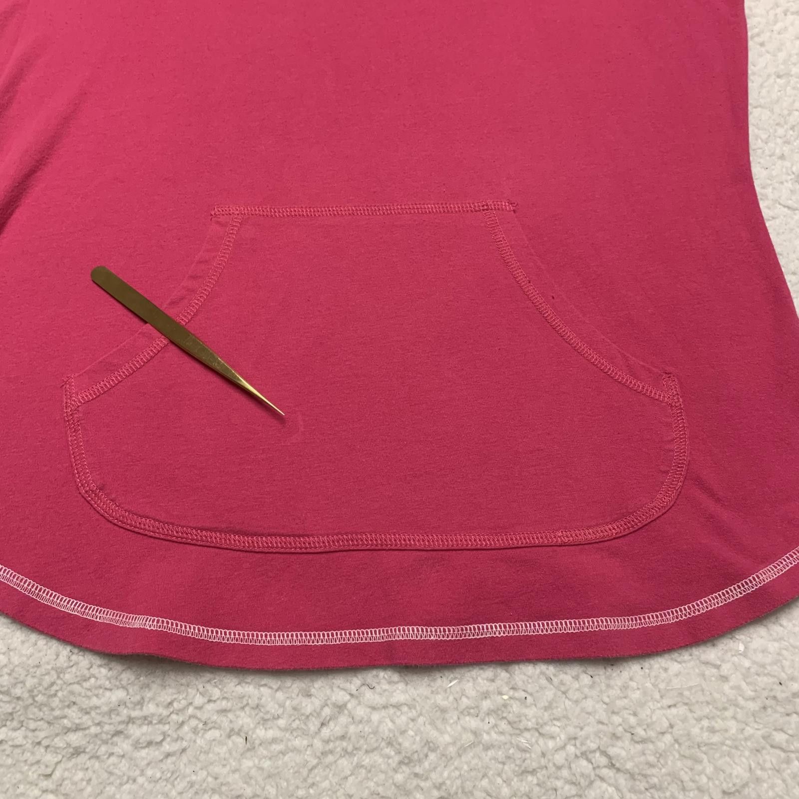 Other JU MORETULTRA Women's M Pink Hooded Long Sleeve Top Size M / US 6-8 / IT 42-44 - 2 Thumbnail
