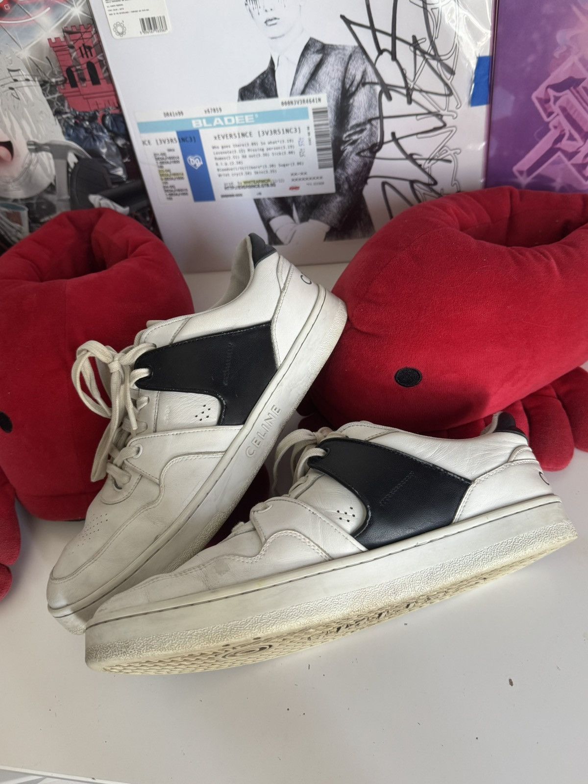 Celine Celine CT-04 low top sneakers Black White Hedi Slimane era Size US 8 / EU 41 - 14 Thumbnail