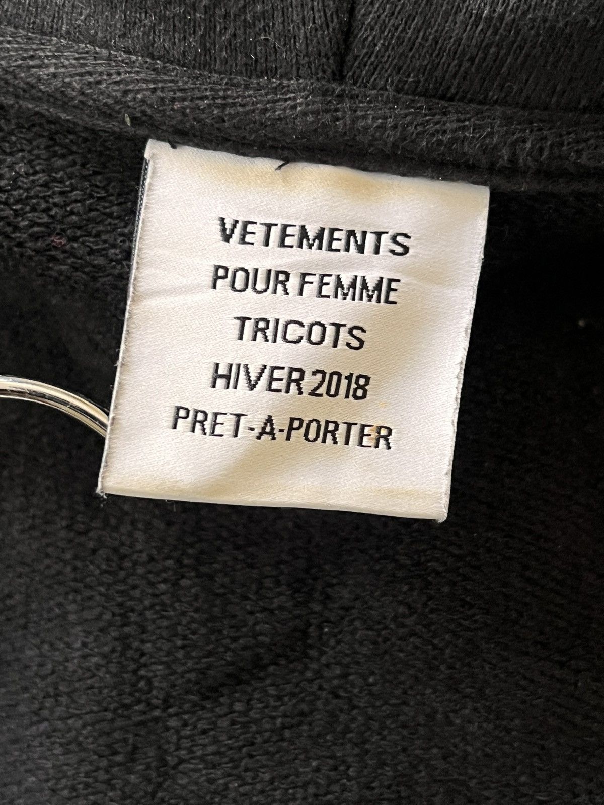 Vetements VETEMENTS THICK METAL TOUR HOODIE Size US XS / EU 42 / 0 - 13 Thumbnail