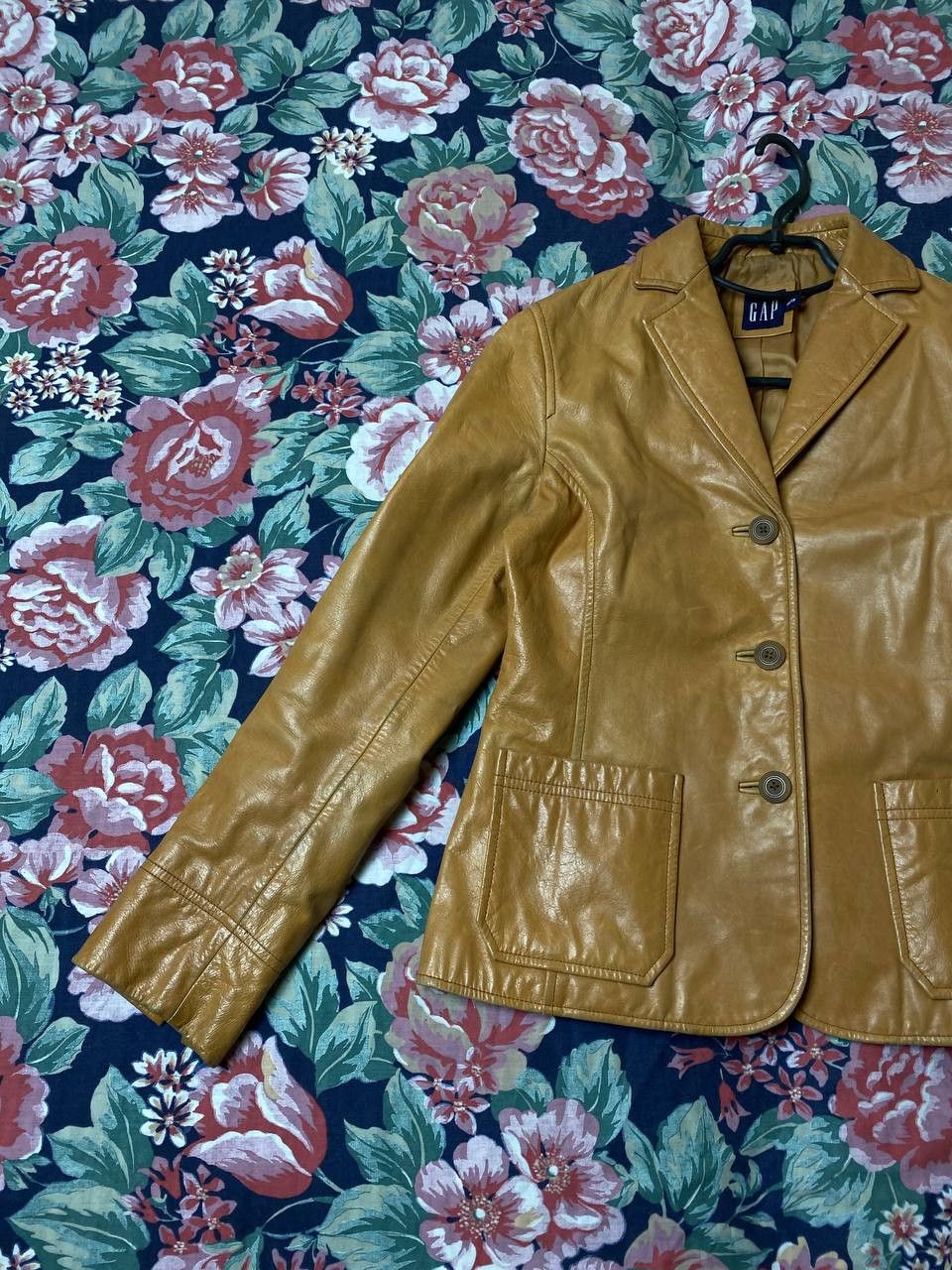 Gap VINTAGE GAP AVANT-GARDE LEATHER Y2K JACKET Size XS / US 0-2 / IT 36-38 - 18 Thumbnail