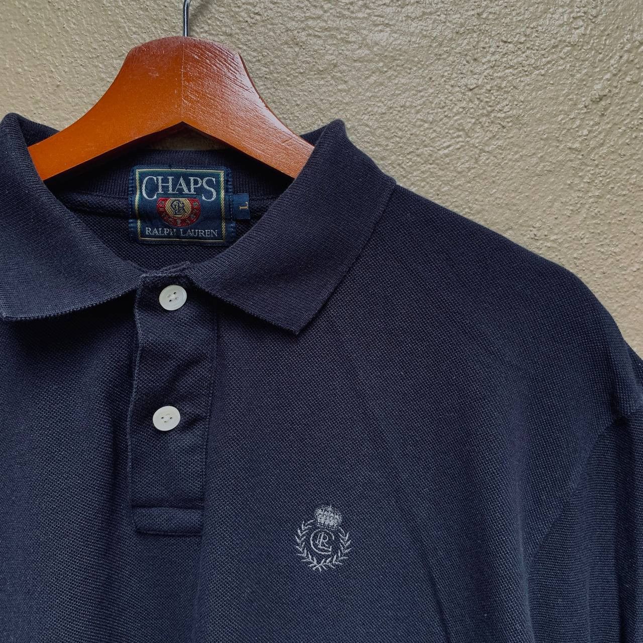 Chaps Ralph Lauren Vintage CHAPS RALPH LAUREN Small Embroidered Logo Polo Tee Size US M / EU 48-50 / 2 - 3 Thumbnail