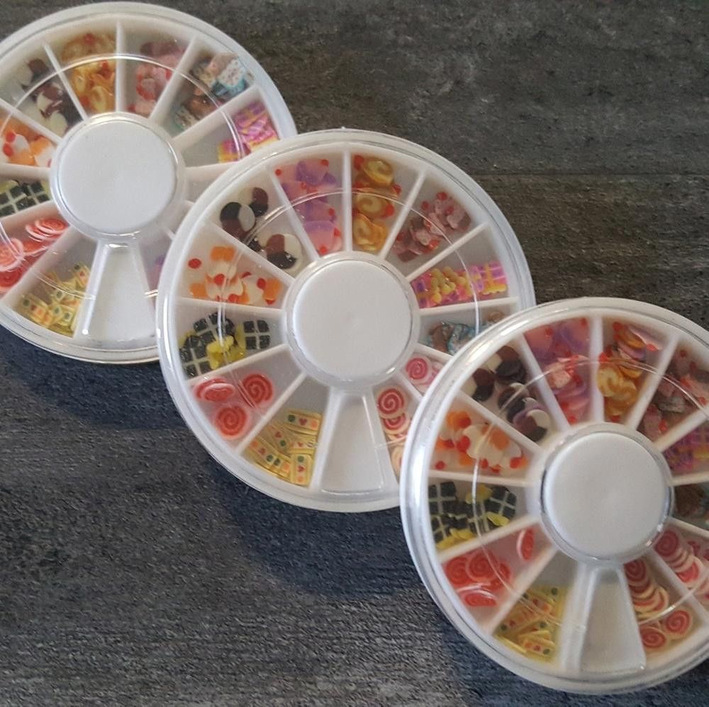 Designer Cupcake Nail Art Decoration Bundle Size ONE SIZE - 2 Thumbnail