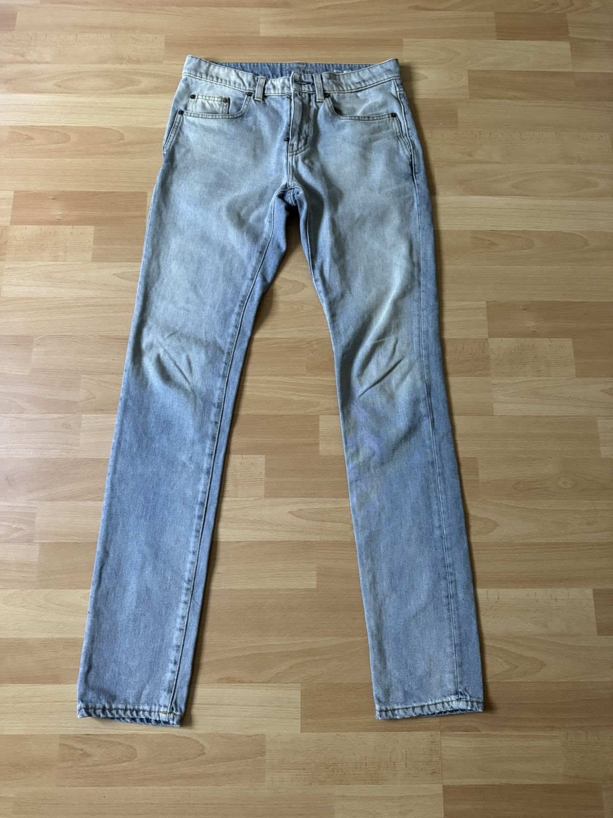 Saint Laurent Paris D02 slim fit Jeans blue