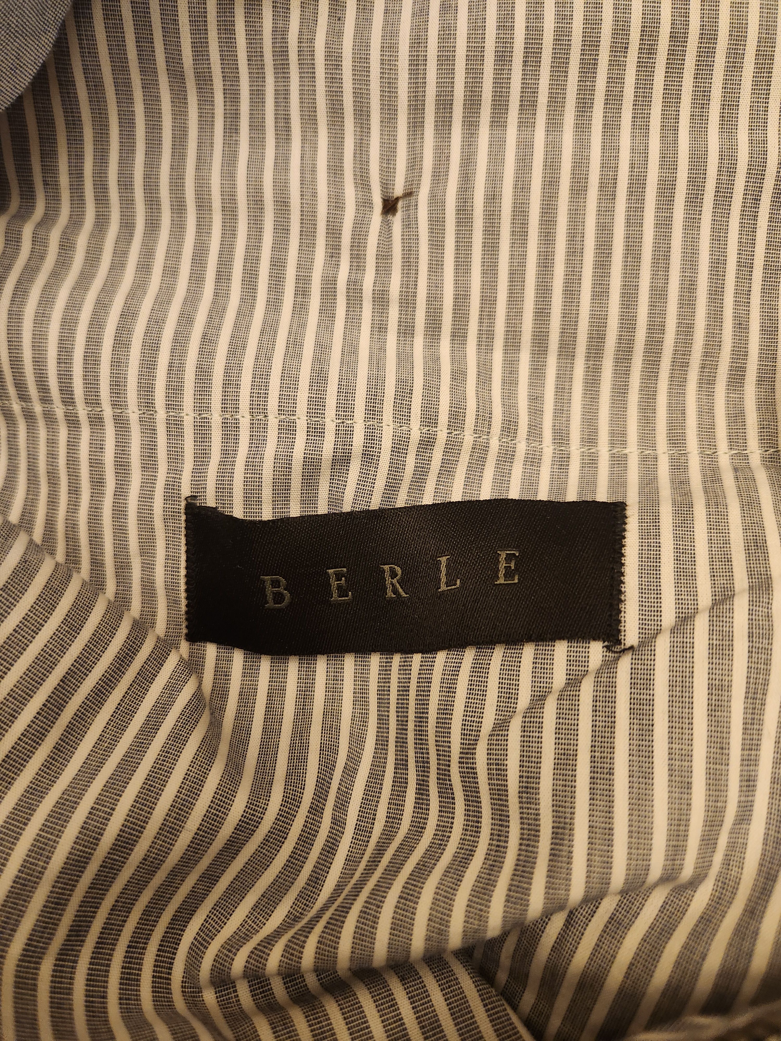 Berle 100% Wool Black and Gray Houndstooth Flat Front Pants Size US 36 / EU 52 - 4 Thumbnail