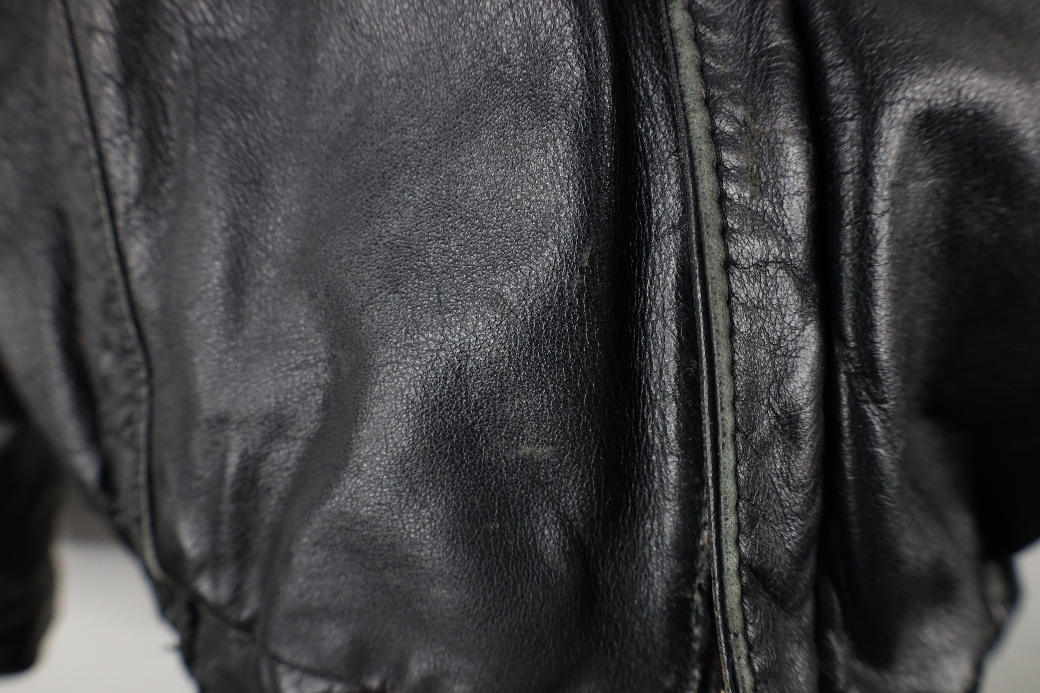 Vintage Vintage 80s 90s Streetwear Leather Cafe Racer Bomber Jacket Size US XXL / EU 58 / 5 - 8 Thumbnail