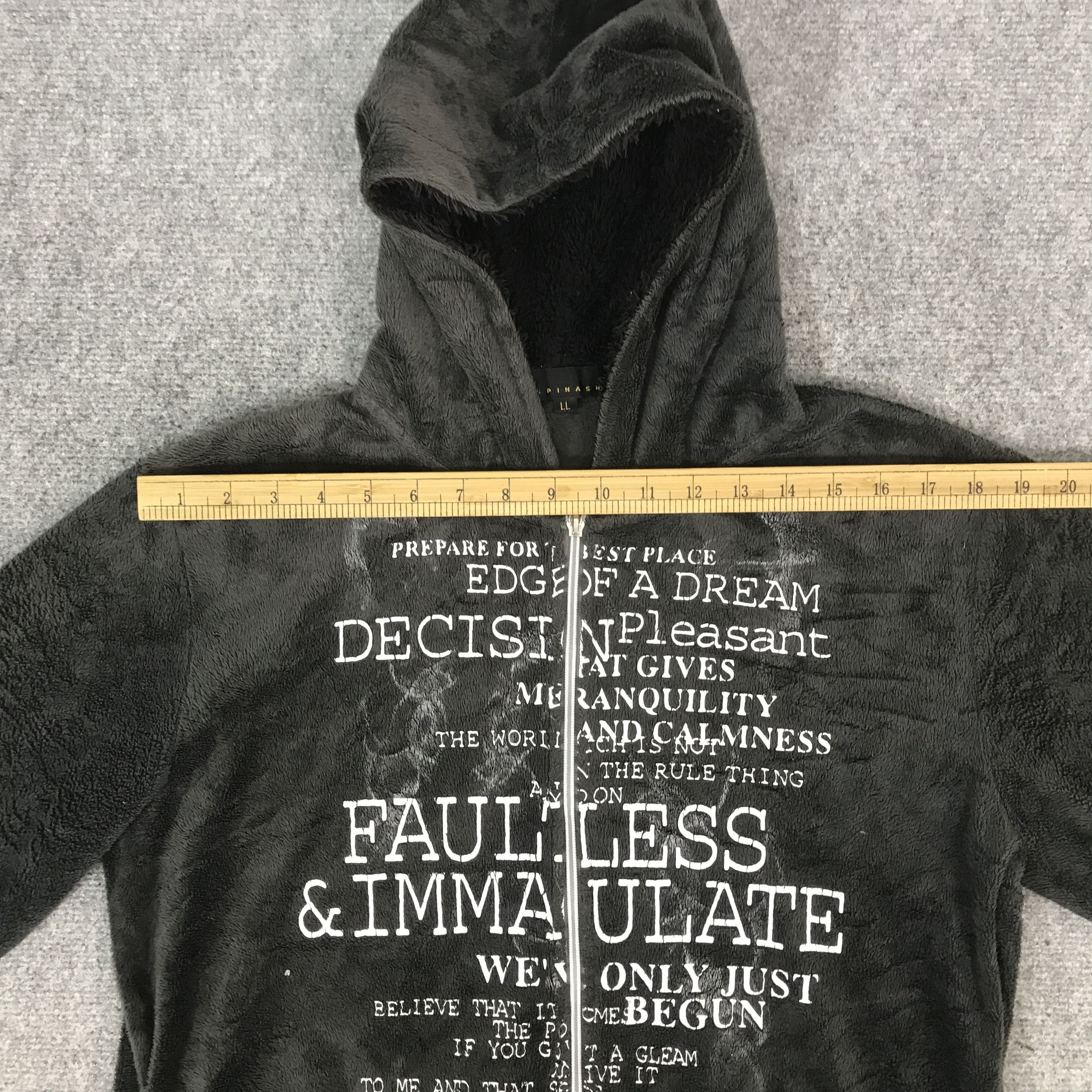 Spinash gothic style spinash fleece hoodie style jacket K64B15 Size US L / EU 52-54 / 3 - 5 Thumbnail
