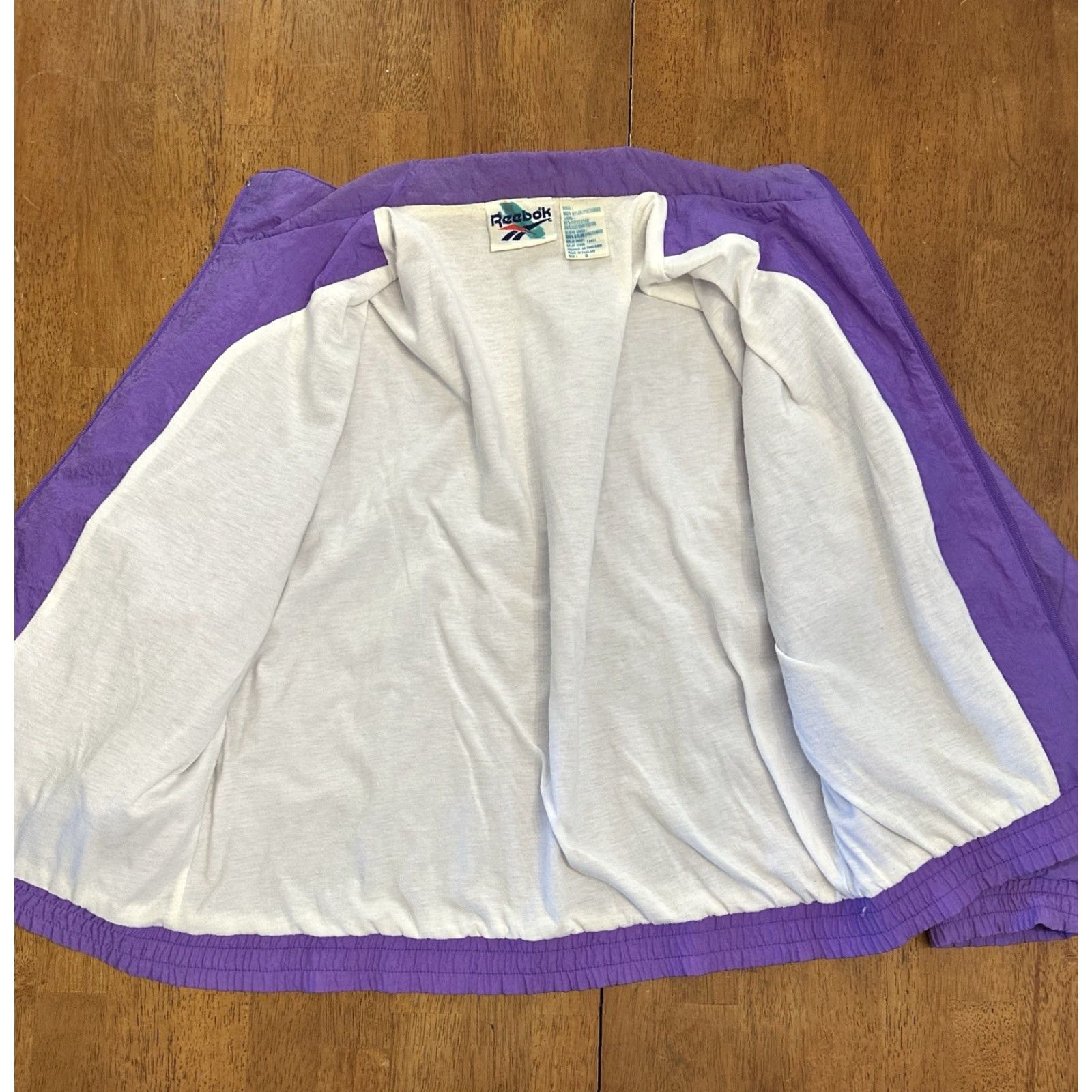 Reebok VINTAGE Reebok Windbreaker Jacket Purple Small Men Size US S / EU 44-46 / 1 - 6 Thumbnail