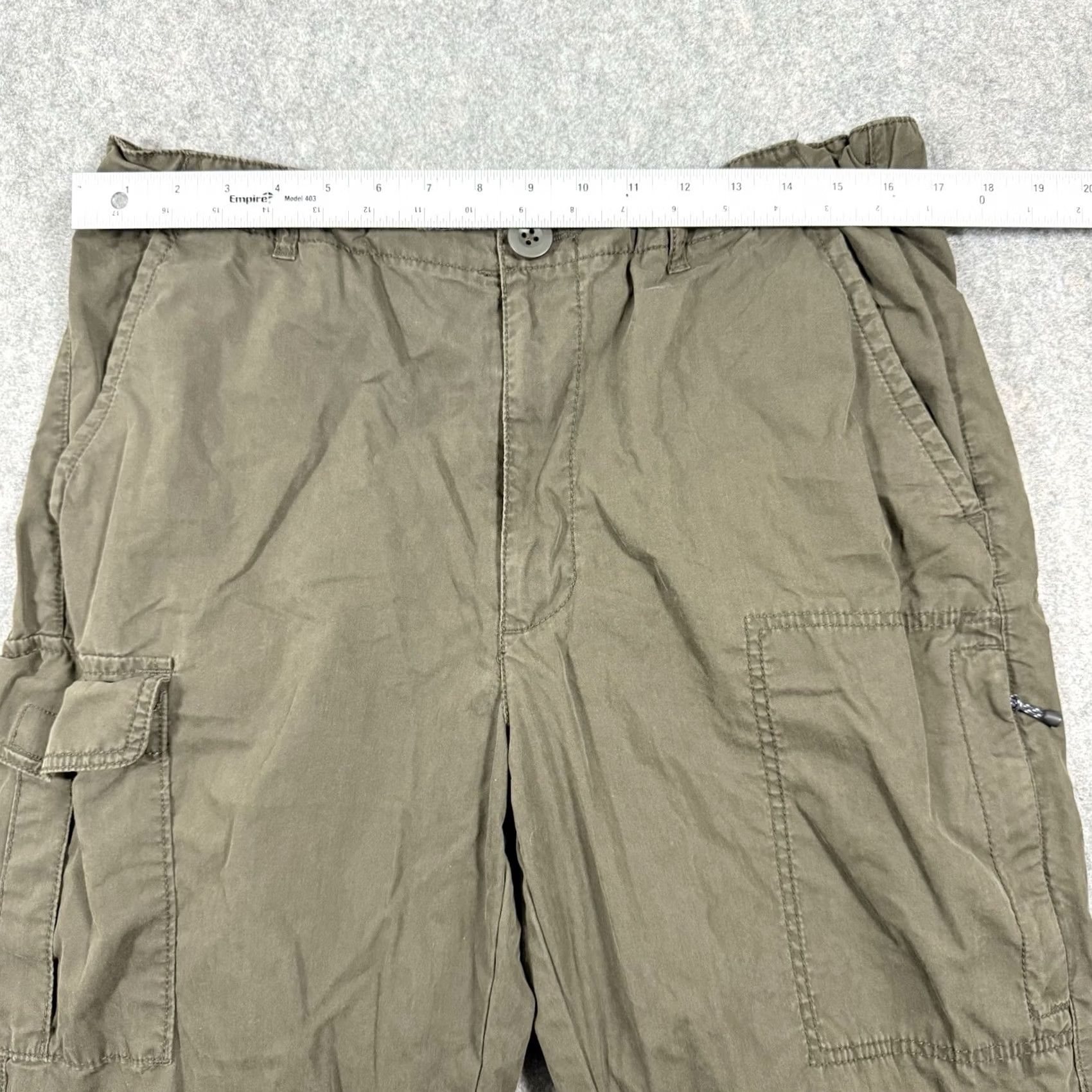 Vintage St. John's Bay Cargo Outdoor Hiking Pants Women's L Green Regular Size 36" / US 14 / IT 50 - 6 Thumbnail