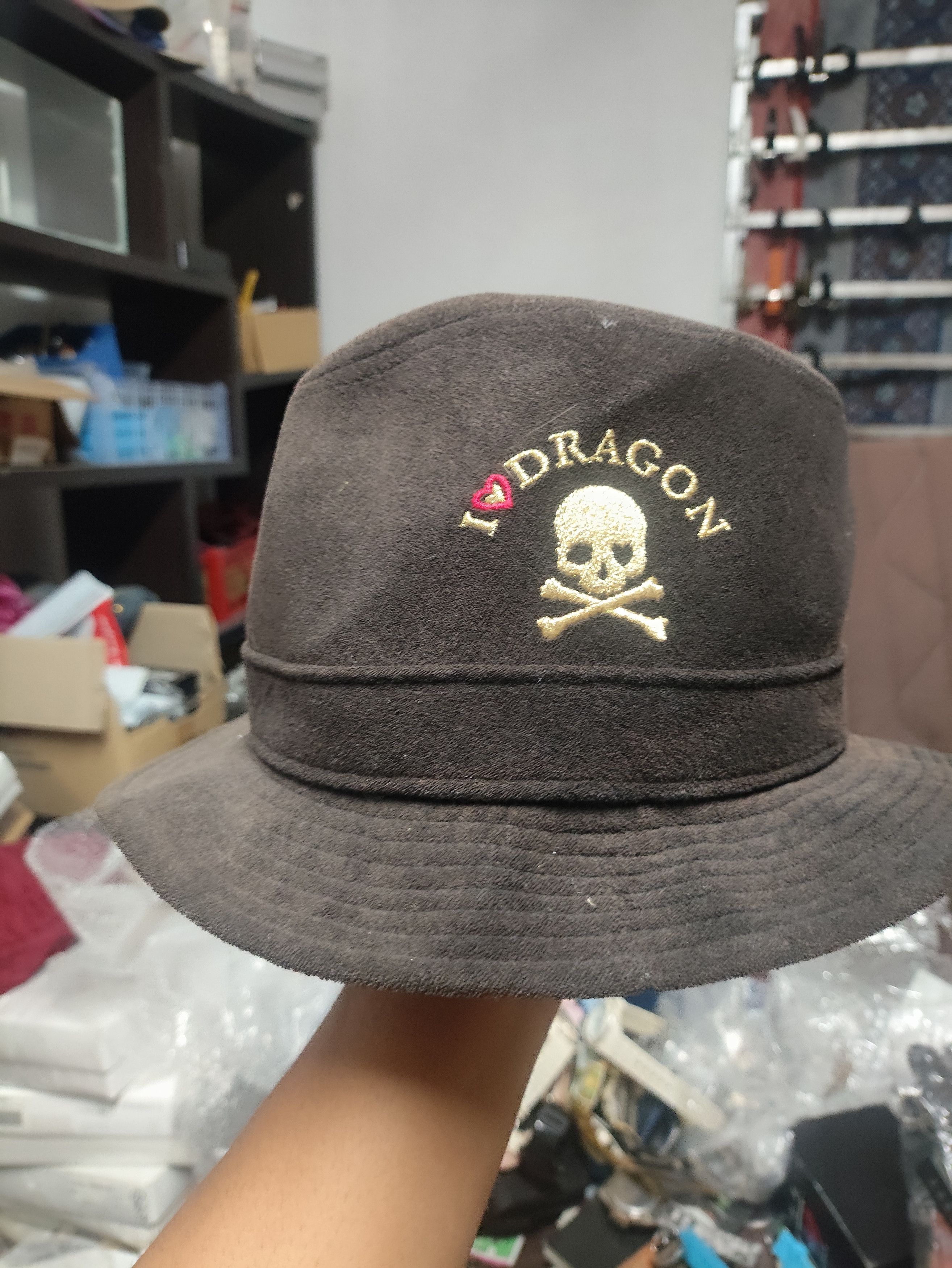 Other × Vintage DRAGON ❌ SKULLS HAT KYOTO JAPAN (RARE ITEM) Size ONE SIZE - 10 Thumbnail