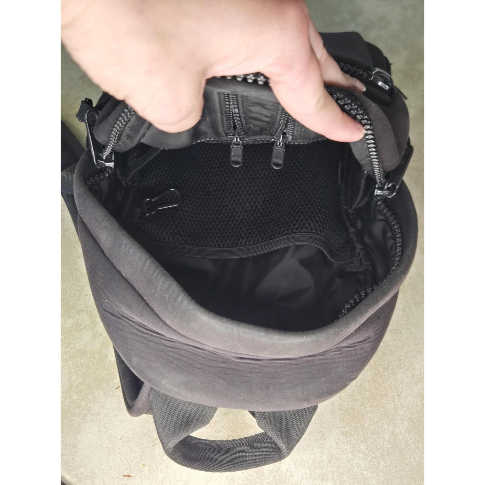 Dagne Dover Dagne Dover neoprene black backpack Size ONE SIZE - 5 Thumbnail