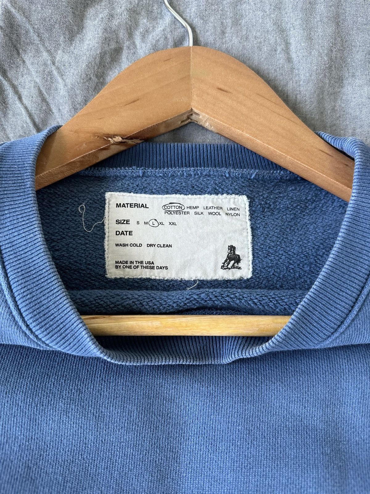 Bodega × One of These Days One Of These Days Bodega Blue Moon Crewneck Vintage Cowboy Size US L / EU 52-54 / 3 - 4 Thumbnail
