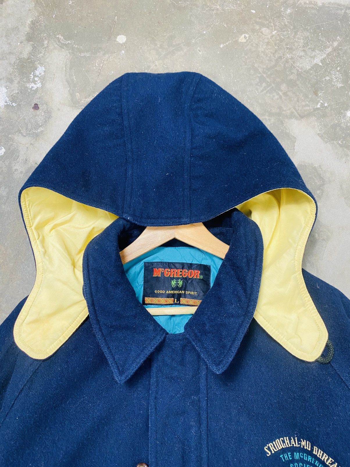 McGregor Vintage McGregor Zipper Hoodie Wool Jacket Size US XL / EU 56 / 4 - 5 Thumbnail