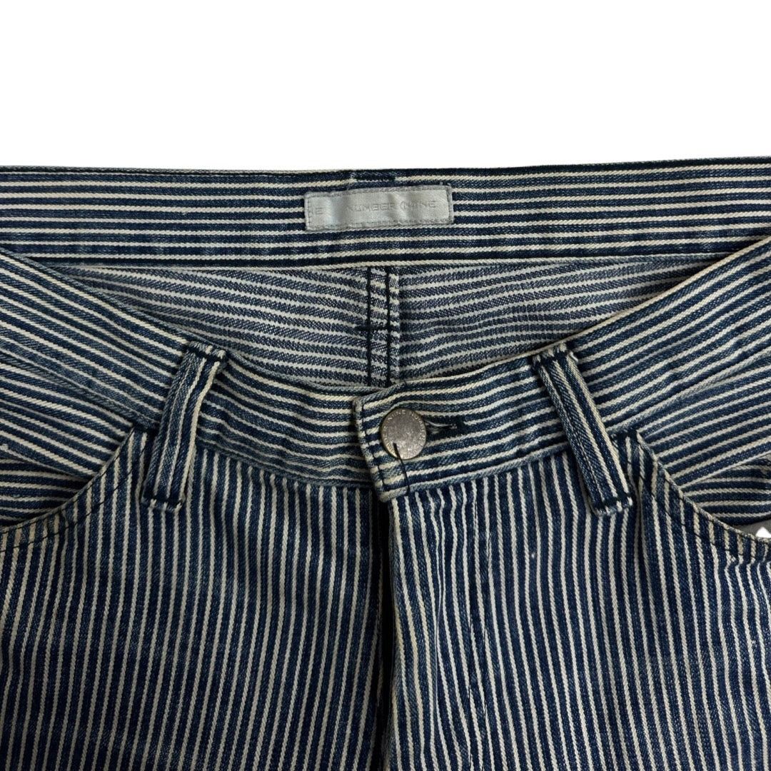 Number (N)ine Number Nine Pinstripe AW01 ‘Standards’ Distressed Denim Size US 31 - 5 Thumbnail