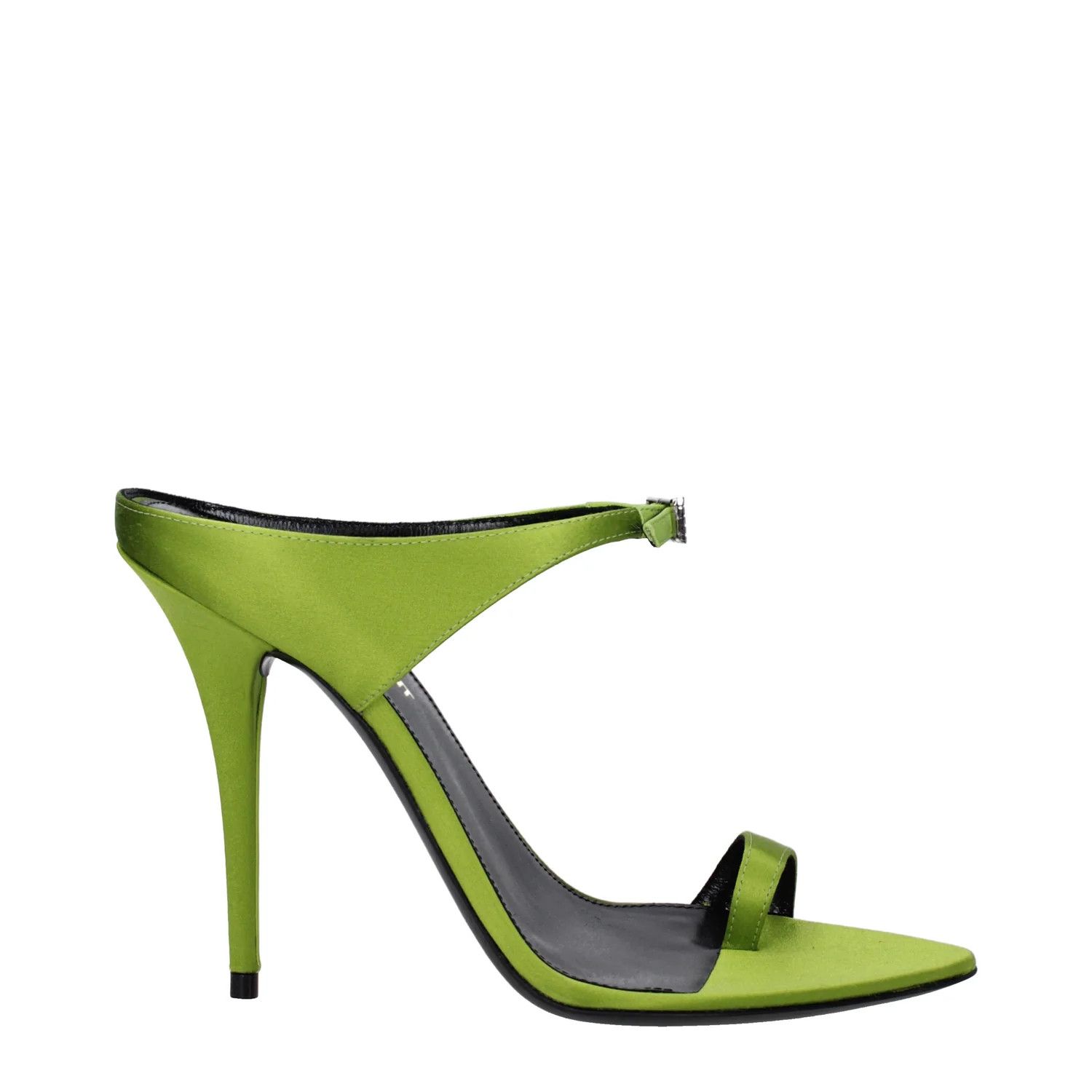 Saint Laurent Paris ob1o1e1224 Satin Flip Flops in Green Size US 6 / IT 36 - 1 Thumbnail
