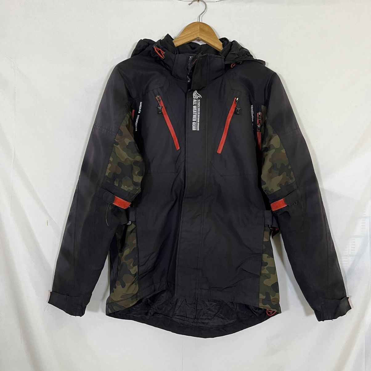 If Six Was Nine AEGIS ALL WEATHER GEAR ADJUSTABLE HOODED JACKET Size US L / EU 52-54 / 3 - 1 Thumbnail