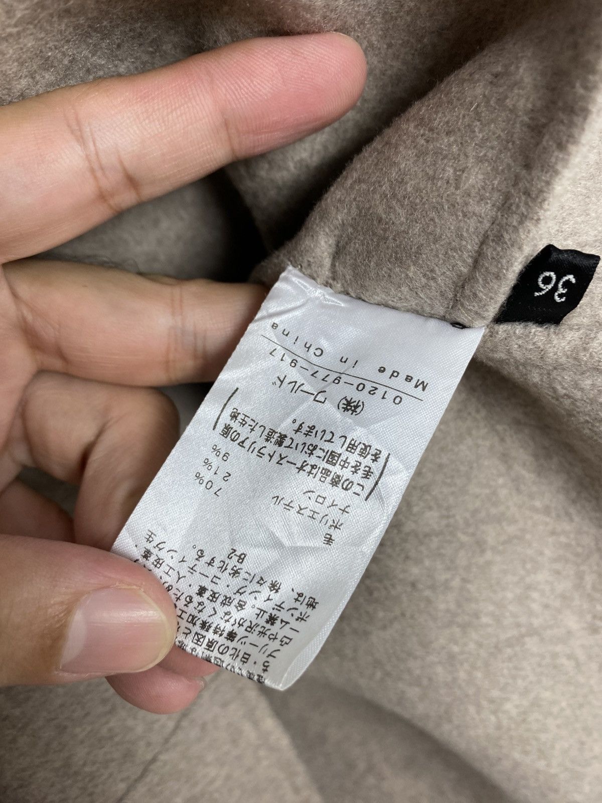 Japanese Brand Rare‼️Indivi x Hamilton Lambswool Coat Size M / US 6-8 / IT 42-44 - 6 Thumbnail
