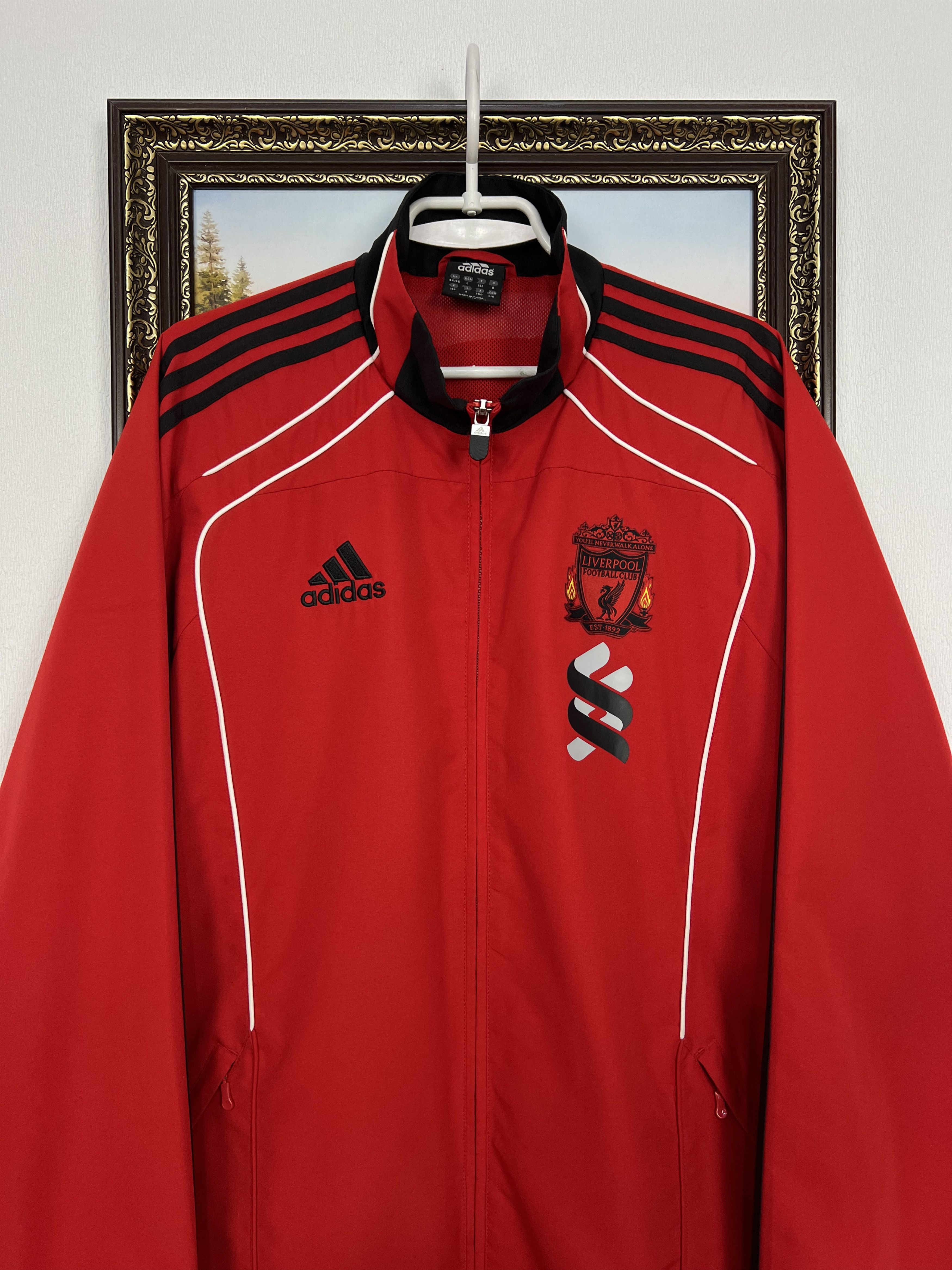 Adidas Vintage Adidas Liverpool Football Jacket Soccer Track Top Size US L / EU 52-54 / 3 - 2 Thumbnail