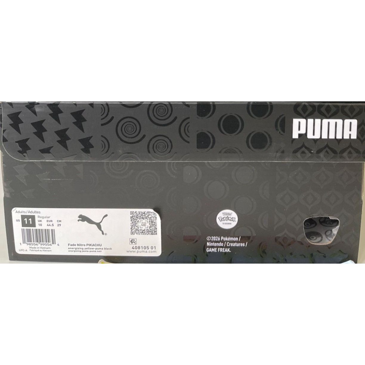 Puma Puma Pokemon Fade Pikachu Mens size 11us Size US 11 / EU 44 - 9 Thumbnail