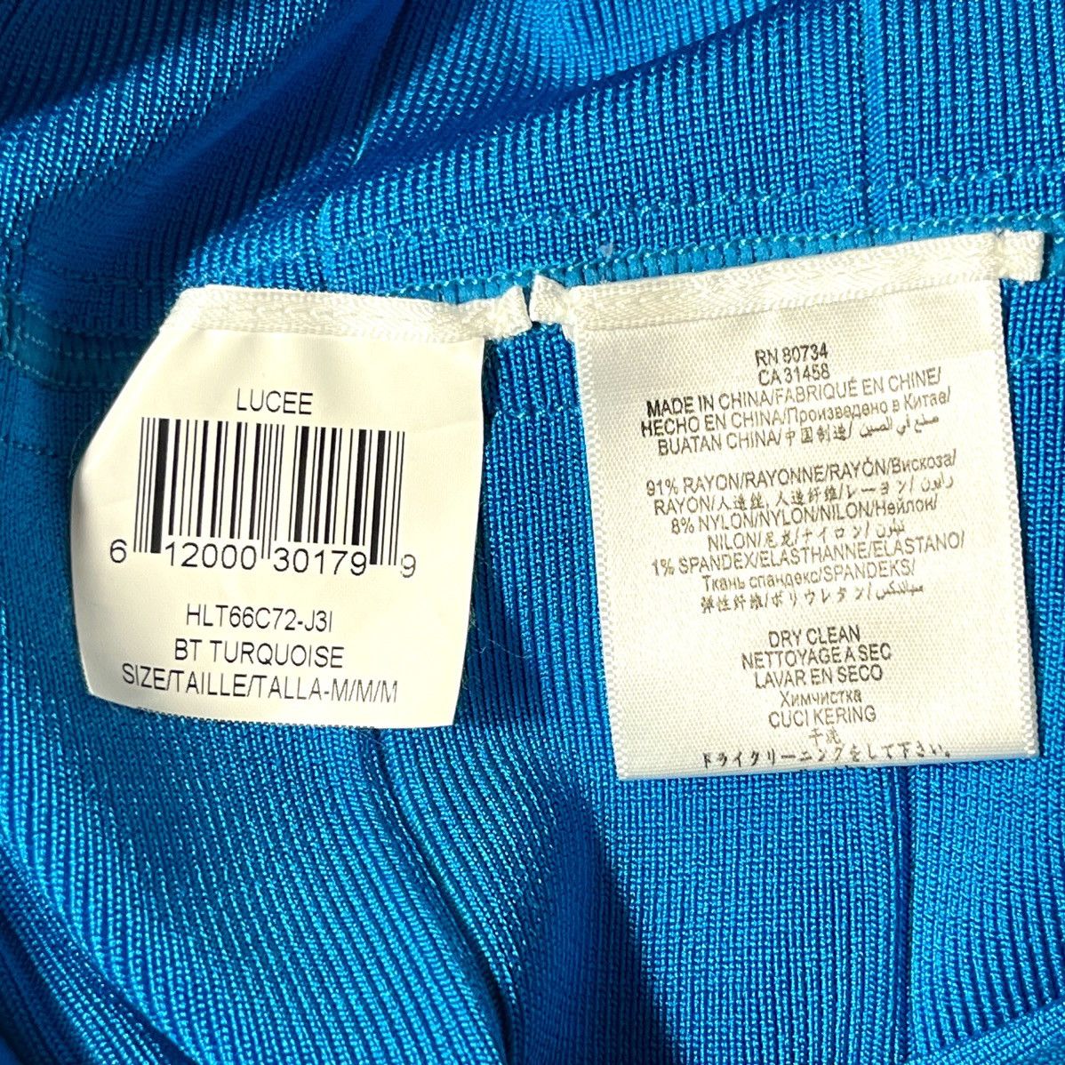 Herve Leger NWT Herve Leger LUCEE Bandage Dress Halter Turquoise M Size M / US 6-8 / IT 42-44 - 12 Thumbnail