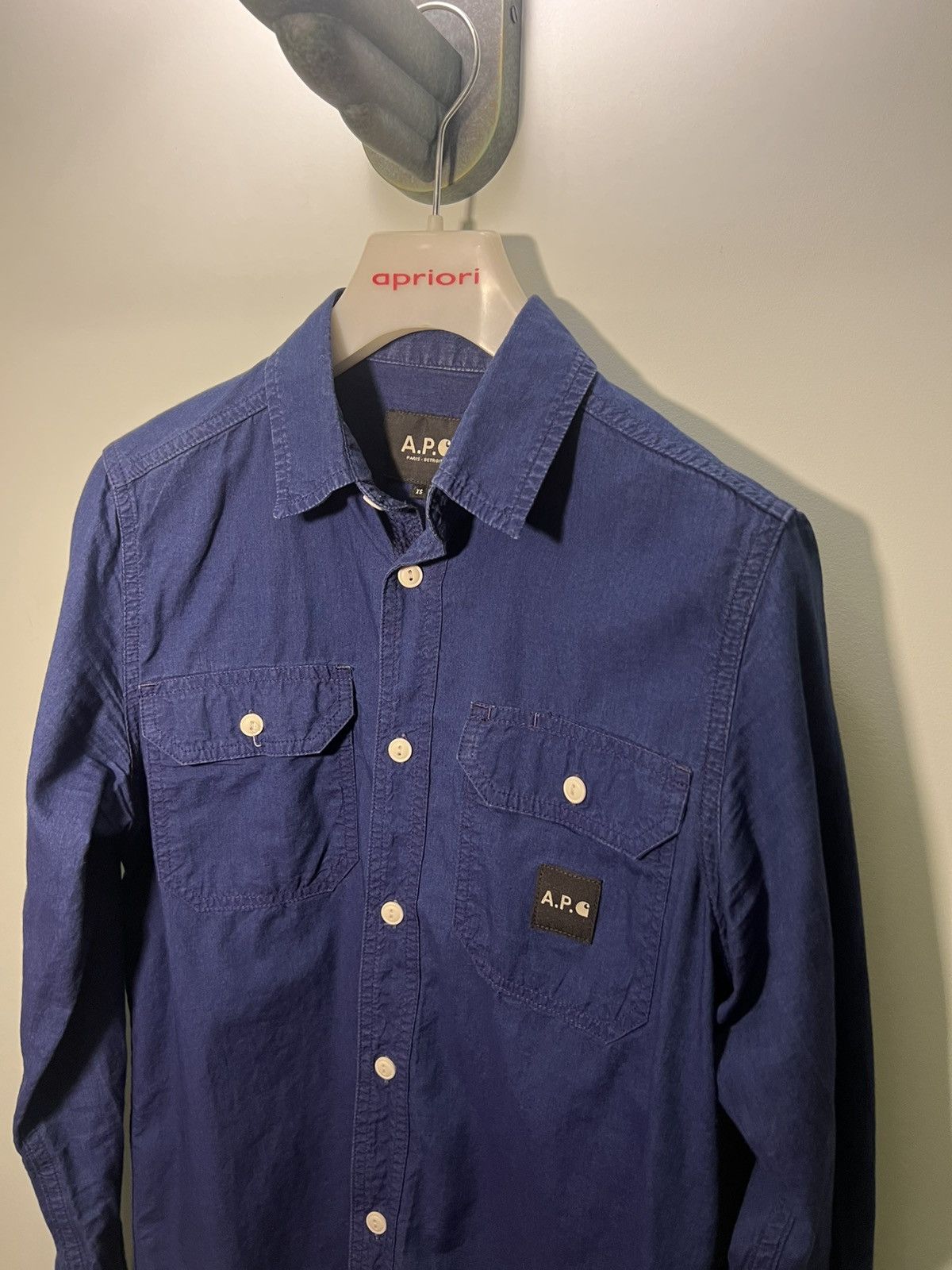 Carhartt offers🤝/Carhartt x APC Paris Shirt 🔥 Size US S / EU 44-46 / 1 - 6 Thumbnail