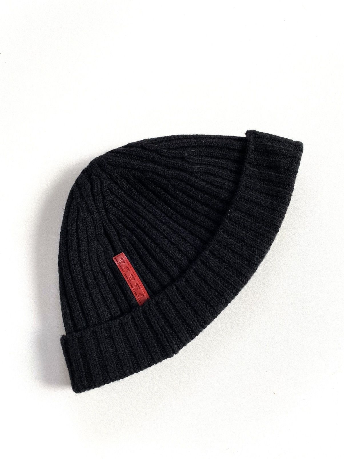 Prada Prada Sport 00s Beanie Wool Hat Red Label Logo | Grailed