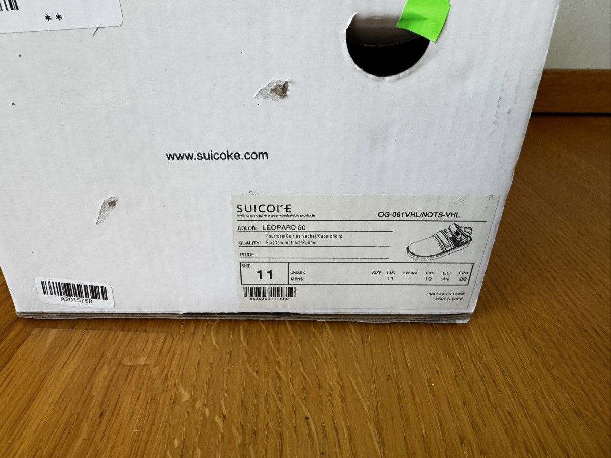 Suicoke NOTS VHL Leopard Print Leather Sandals Size US 11 / EU 44 - 5 Thumbnail