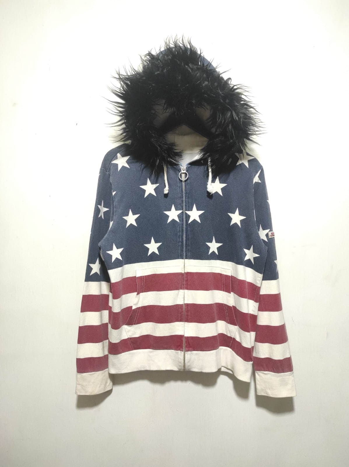 Jeep Jeep Spirit USA flag zip fur hoodie ifsix LGB style Size US L / EU 52-54 / 3 - 2 Thumbnail