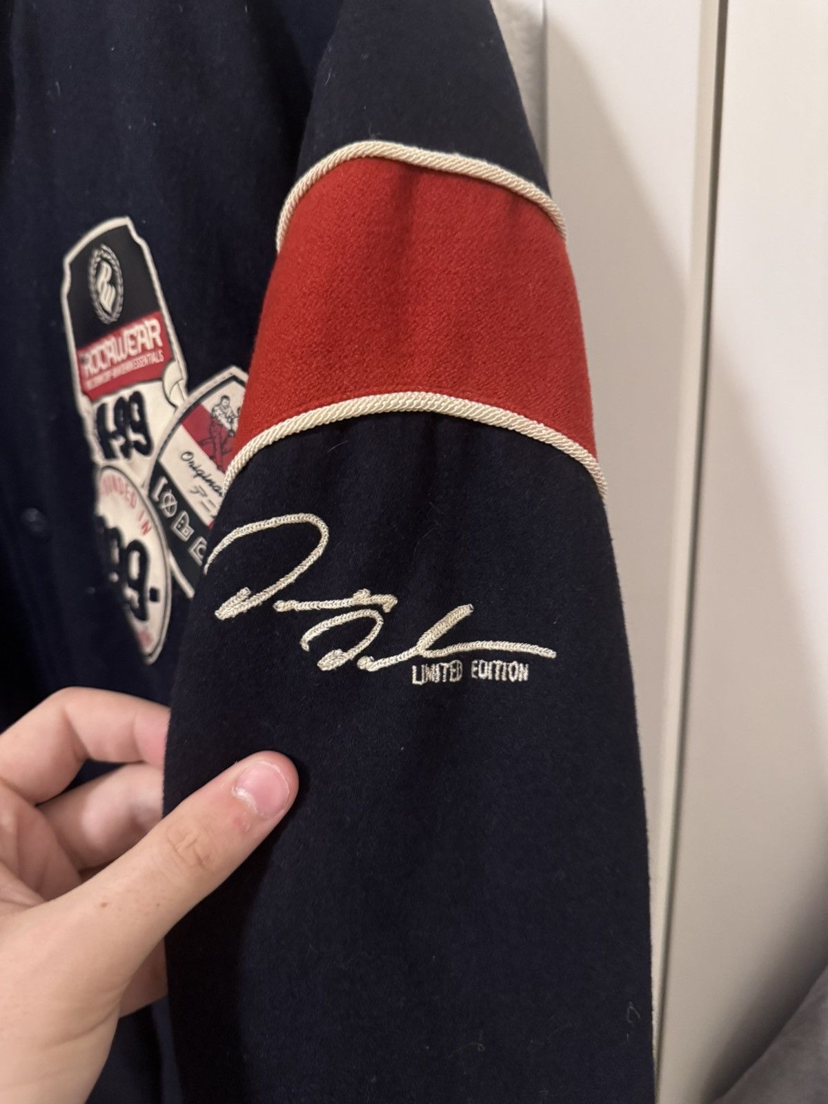 Rocawear *RARE* 90S X Y2K ROCAWEAR VARSITY LETTERMAN JACKET Size US XL / EU 56 / 4 - 5 Thumbnail