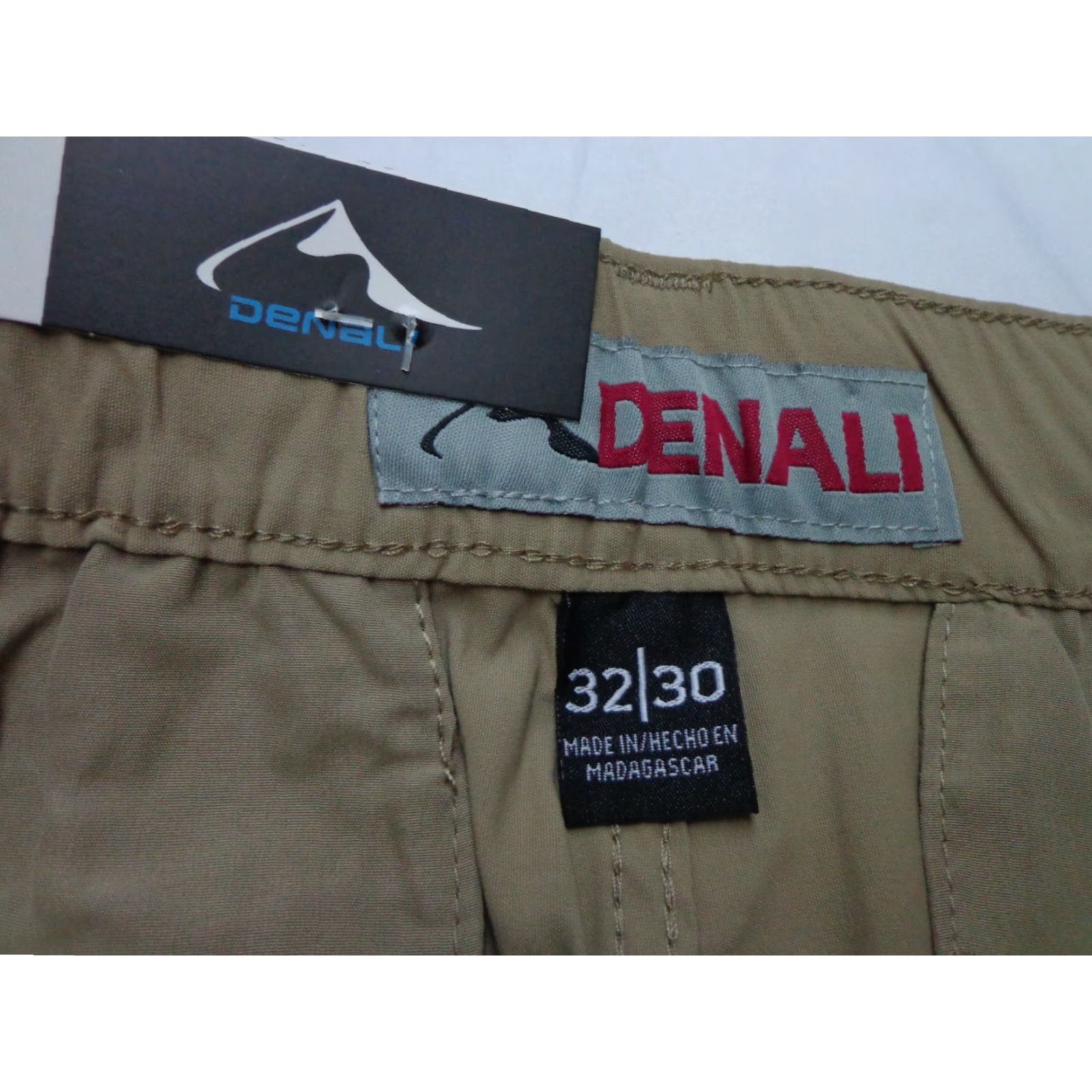 Vintage DENALI Technical Stretch Pants Beige 32x30 Men's Regular 94% Nylon 6% Spandex Comfort Stretch Zip Size US 32 / EU 48 - 5 Thumbnail