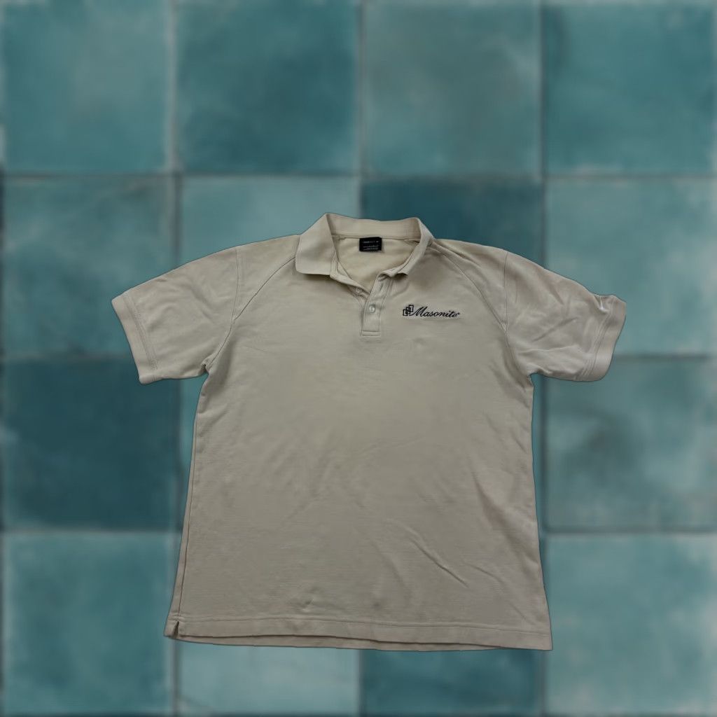 Nike Nike Polo Shirt Men Large Beige Golf Logo Size US L / EU 52-54 / 3 - 1 Thumbnail