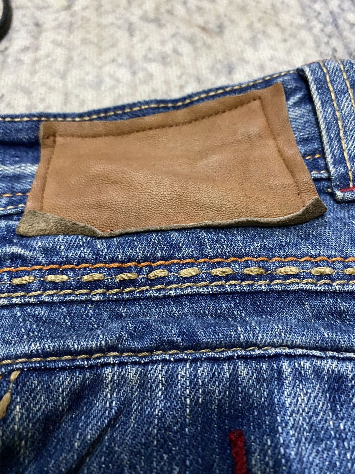 Japanese Brand True Religion Design Flared Bell Bottom Distressed Jean Size US 29 - 15 Thumbnail