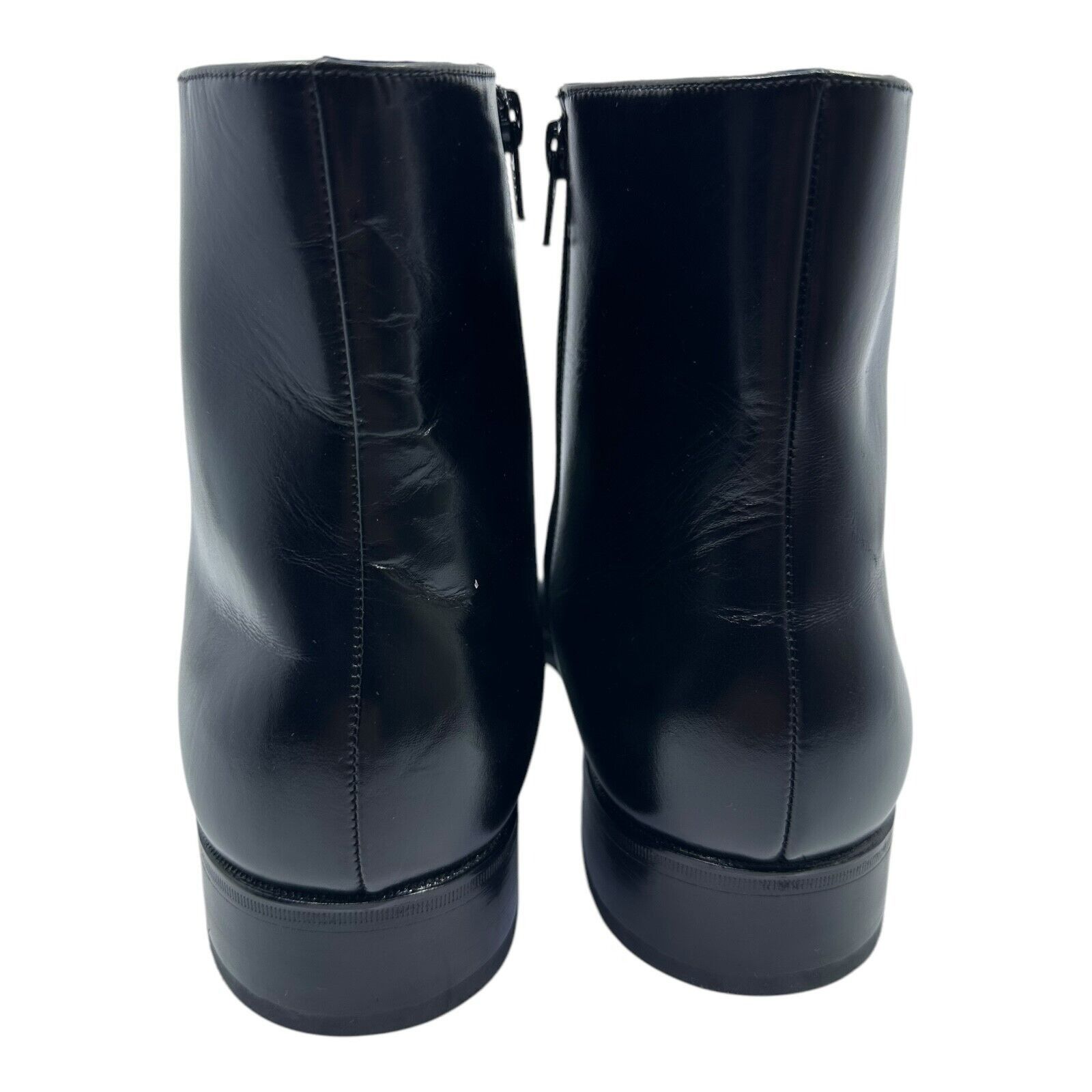 Florsheim Florsheim Size 12 Black Leather Boots Made in India Zip-Up S Size US 12 / EU 45 - 11 Thumbnail