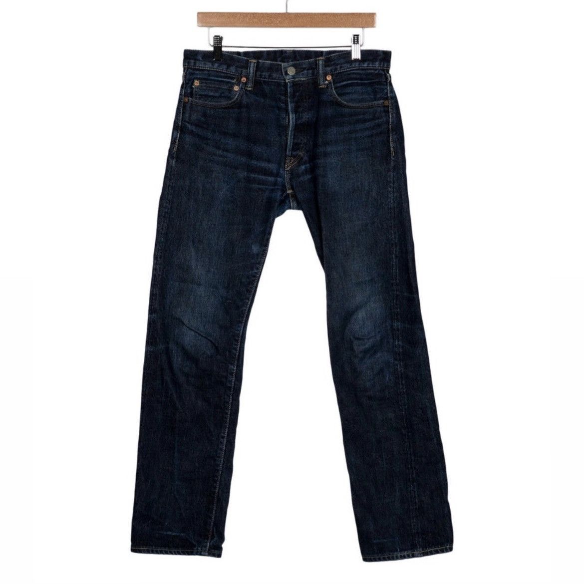 Momotaru Straight Leg Dark Wash Denim Made In Japan