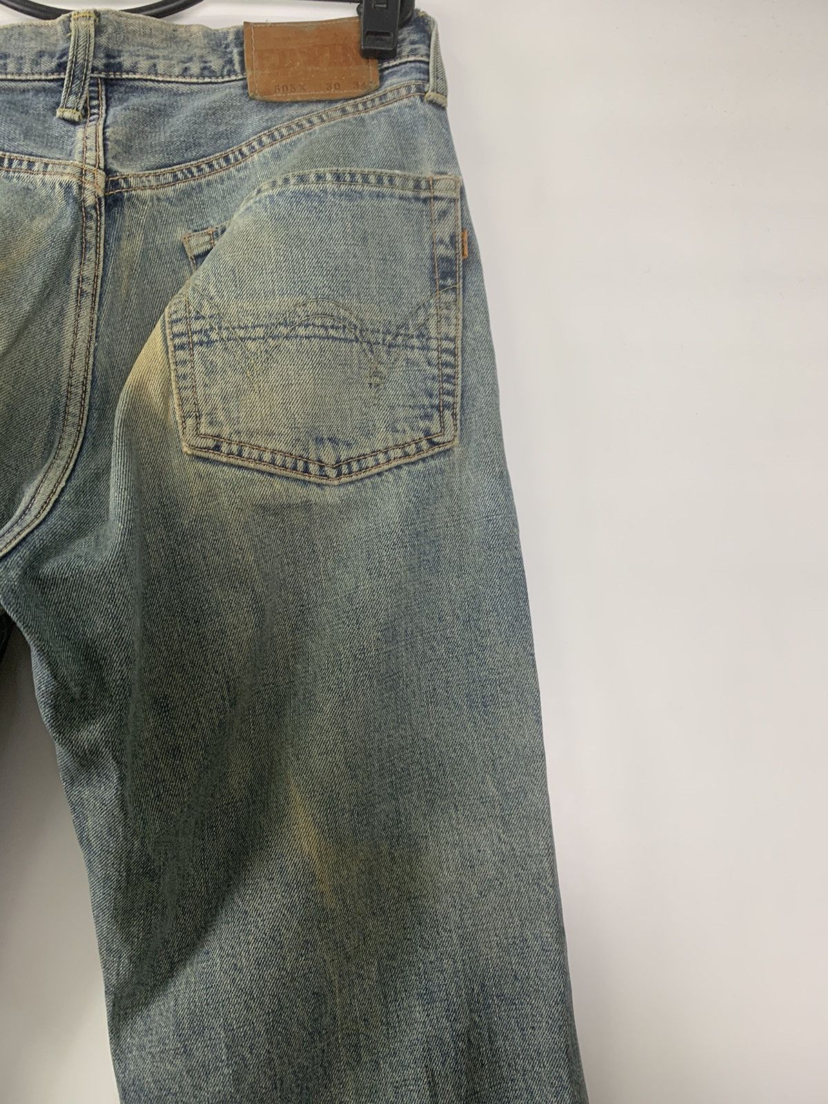 Edwin × Vintage Vintage 90s 505 Edwin distressed denim Size US 30 / EU 46 - 11 Thumbnail