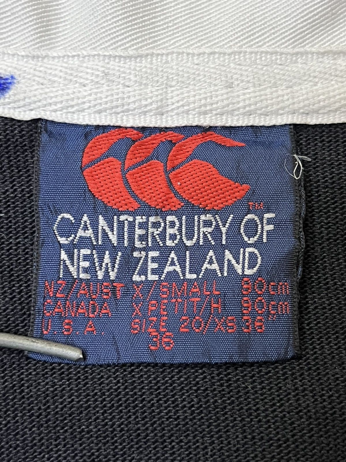 Canterbury of New Zealand VINTAGE 90s CANTERBURY ALL BLACK RUGBY L/S SHIRT Size US S / EU 44-46 / 1 - 10 Thumbnail