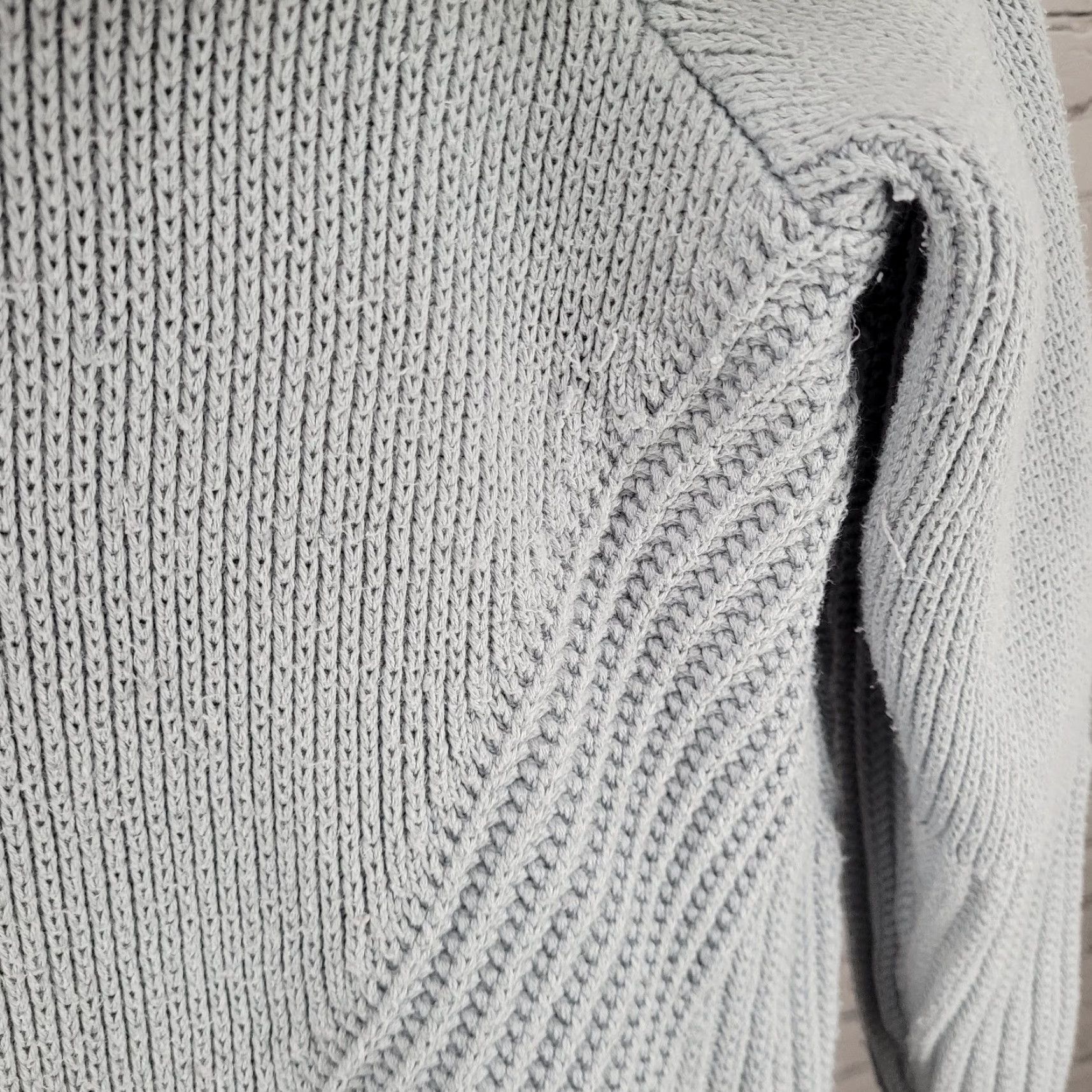 Athleta Athleta Sweater Women XL Blue Heavyweight Knit V Neck Long Sleeve Pullover Womens Size XL / US 12-14 / IT 48-50 - 6 Thumbnail