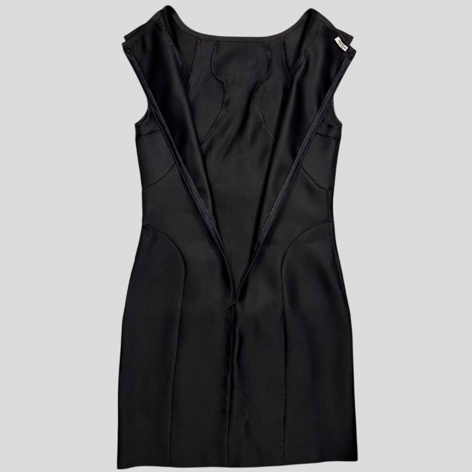 Miu Miu Miu Miu 2008 Silk Technical Panelled Sporty Dress IT38 (UK8) Size S / US 4 / IT 40 - 4 Thumbnail