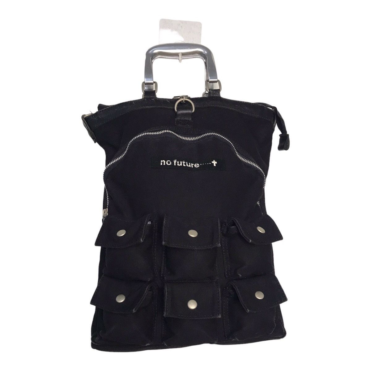 Hysteric Glamour × If Six Was Nine × Le Grande Bleu (L.G.B.) No Future Multi Pocket Canvas Sling Bag Size ONE SIZE - 1 Thumbnail