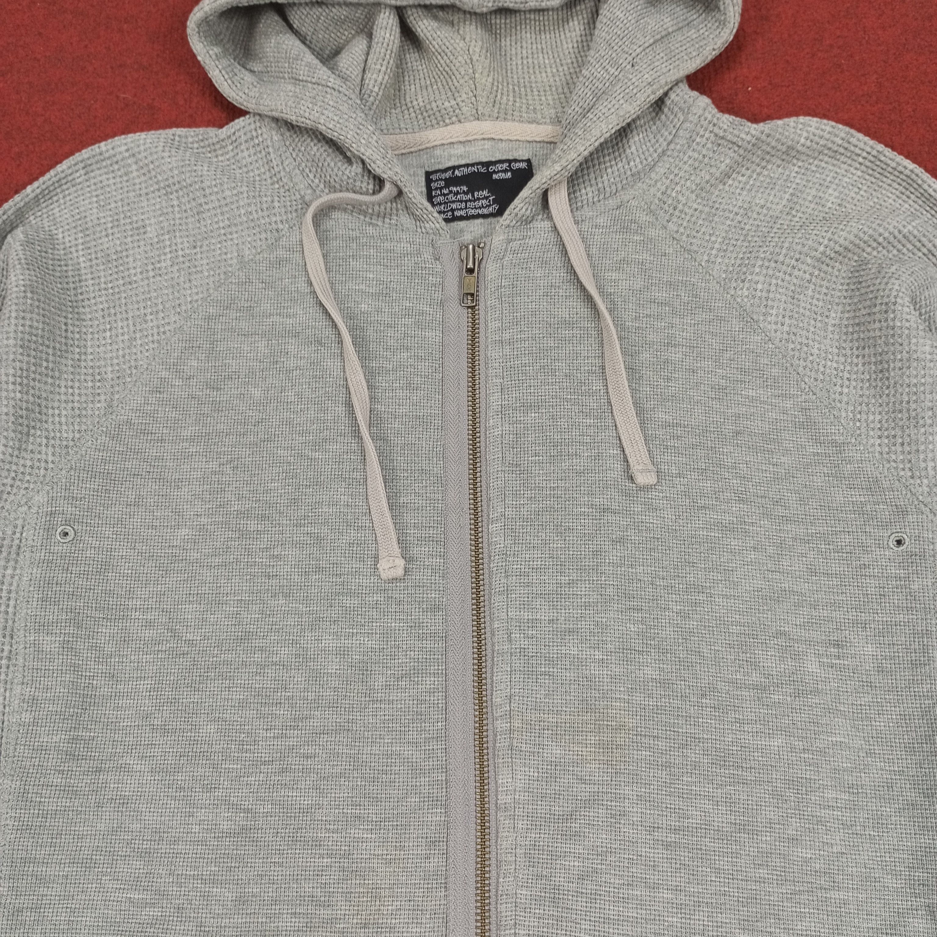 Stussy × Vintage Stussy Streetwear Skateboard Style Custom Art Zipper Hoodies Size US M / EU 48-50 / 2 - 4 Thumbnail