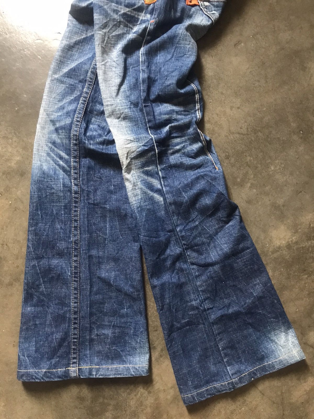 Beauty Beast Red Pepper Japan Co - Mud Washed Emblished Flare Jeans Size US 29 - 22 Thumbnail