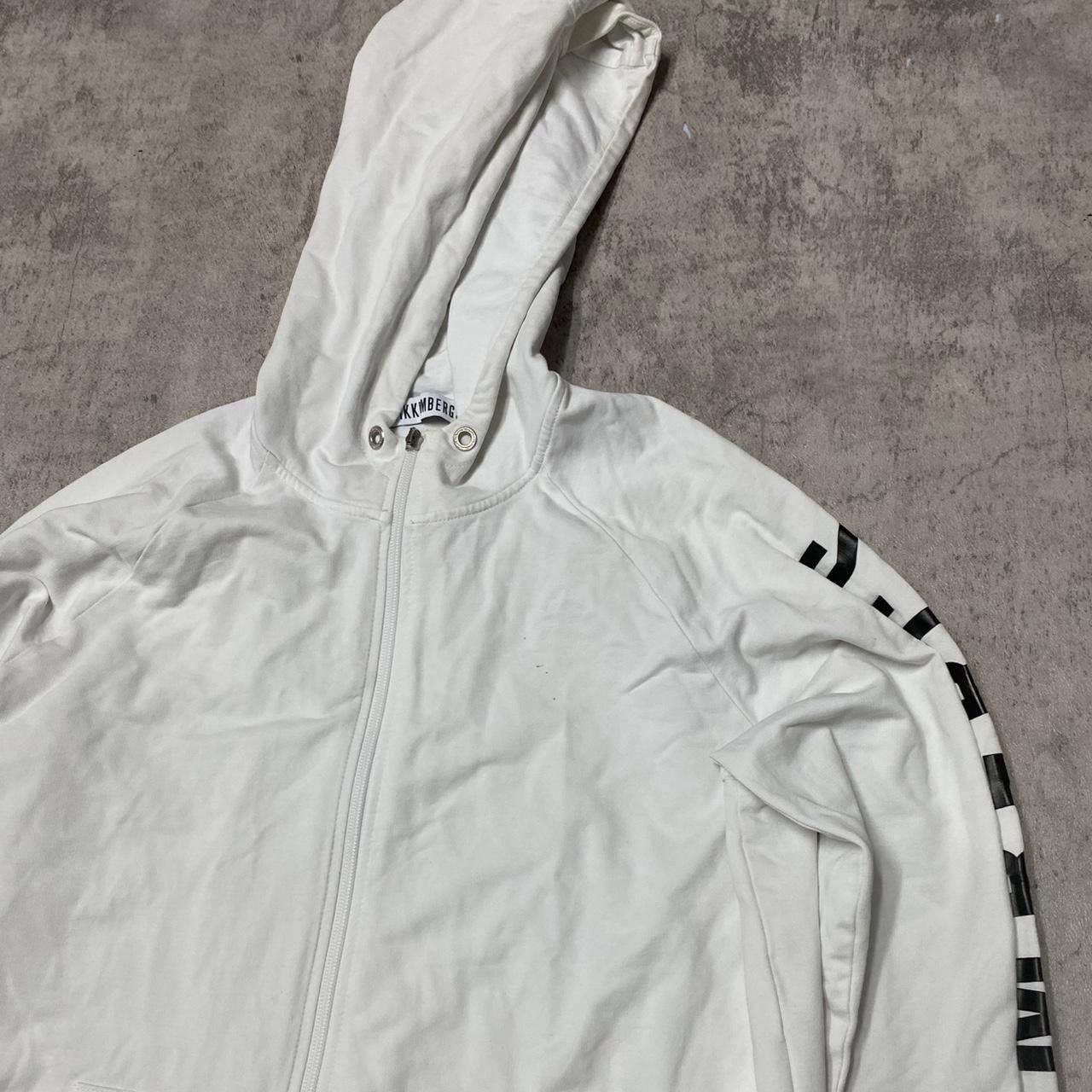 Other White & black zip up hoodie #hoodie Size US L / EU 52-54 / 3 - 2 Thumbnail