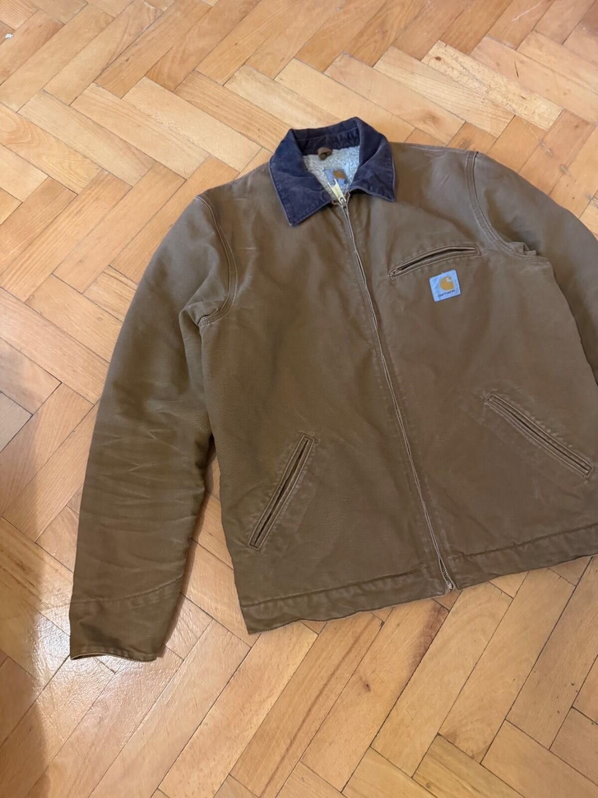 Carhartt Carhartt Detroit Jacket Sherpa Brown Sz M Size US M / EU 48-50 / 2 - 2 Thumbnail