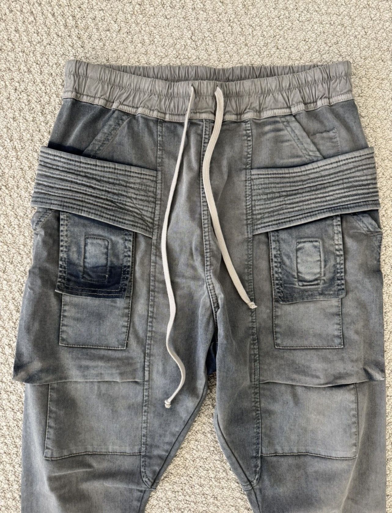 Rick Owens Rick Owens DRKSHDW SS19 Hustler Creatch Cargo Pants Sz Small Size US 31 - 3 Thumbnail