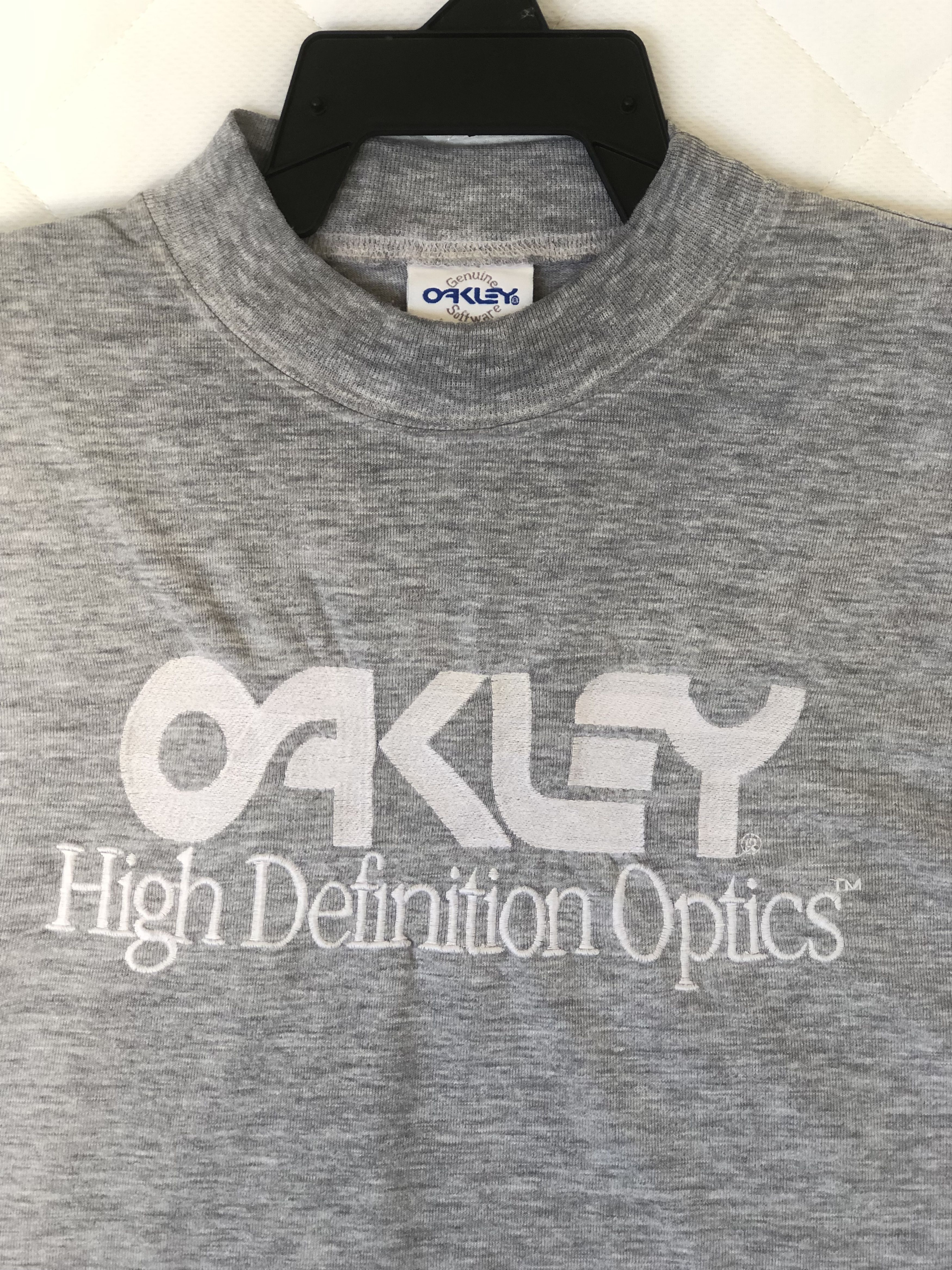 Oakley Vintage 90s OAKLEY embroidery Spellout Tee Size US L / EU 52-54 / 3 - 1 Thumbnail