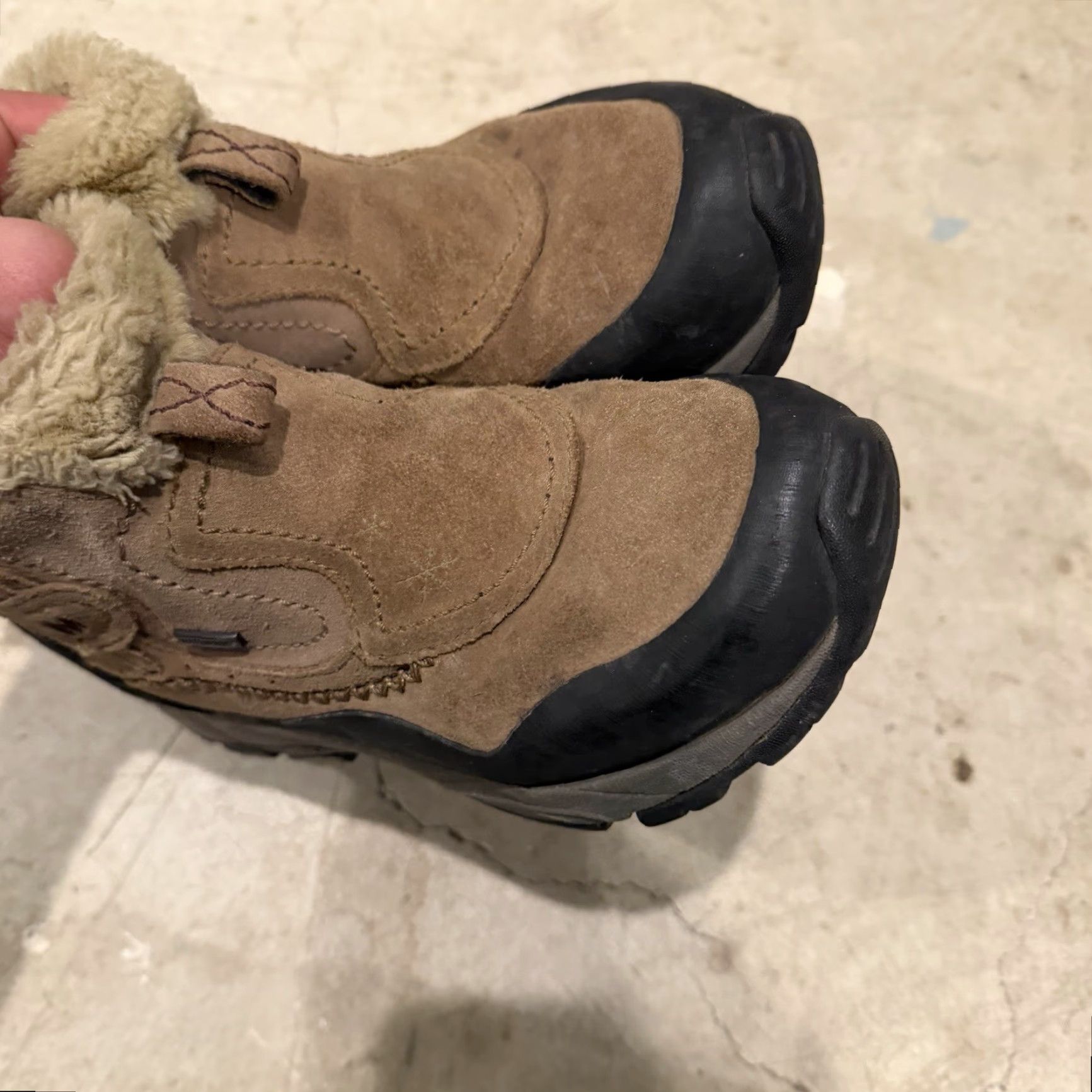 Merrell Merrell Sleet 6 Hiking Boots Waterproof Bracken Womens 7 Boots Waterproof Winter Snow Fur Trim Ankle Suede Faux Fur Lining Women/Womens 7 Size US 7 / IT 37 - 6 Thumbnail