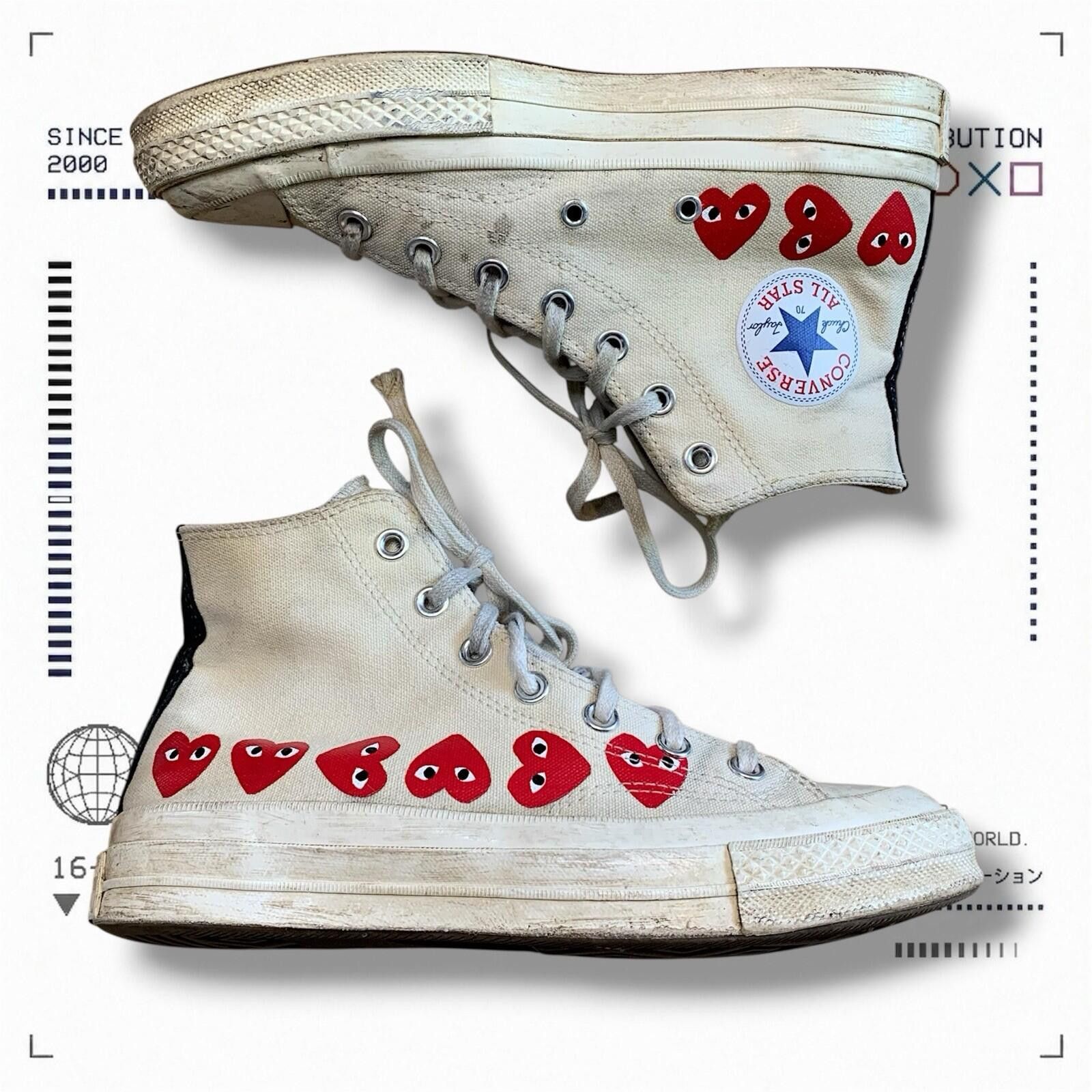 Converse Converse Comme Des Garçons CDG Chuck Taylor Size 8 US Womens Size US 8 / IT 38 - 1 Thumbnail