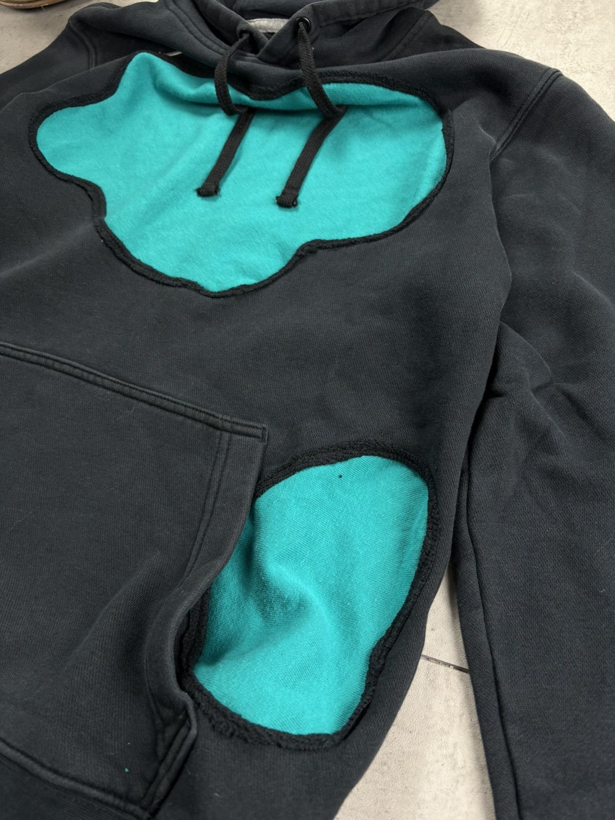 Nike Nike Distorted Lab Custom Hoodie Rework Cut Sew Travis Yeezy Size US S / EU 44-46 / 1 - 3 Thumbnail