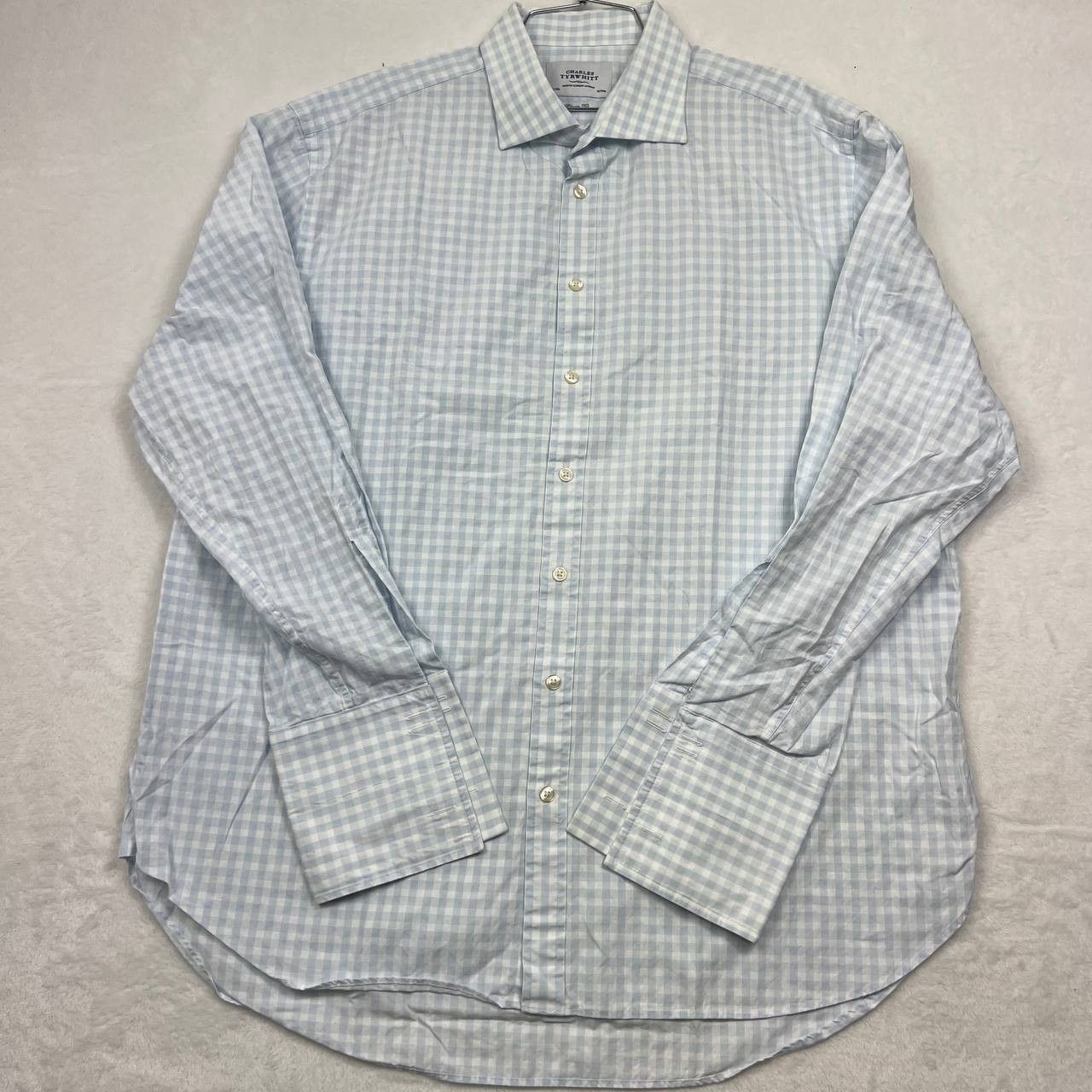 Charles Tyrwhitt Charles Tyrwhitt Shirt Men 17.5 Checkered Classic Fit