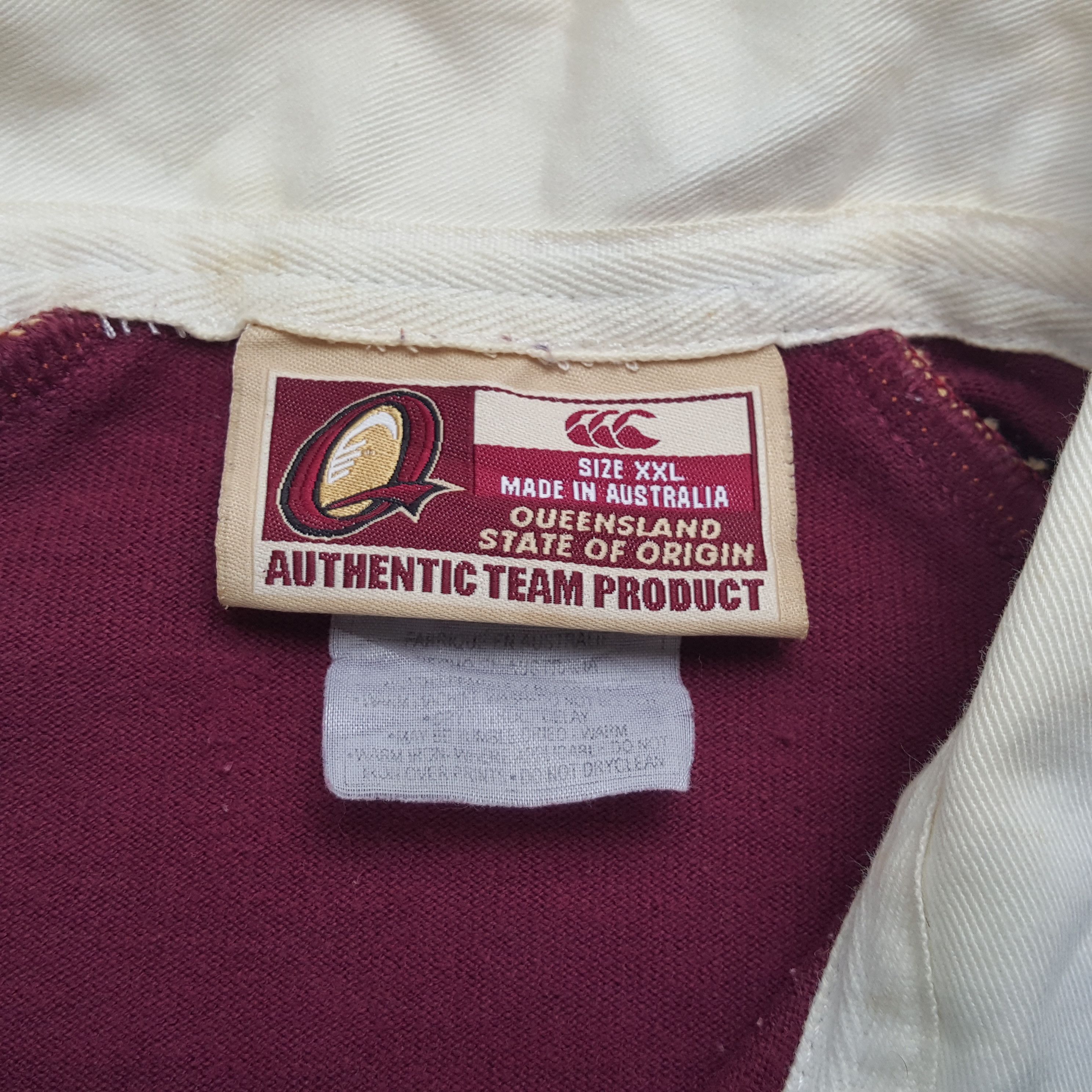 Vintage QUEENSLAND CANTERBURRY Rugby Club Polos
