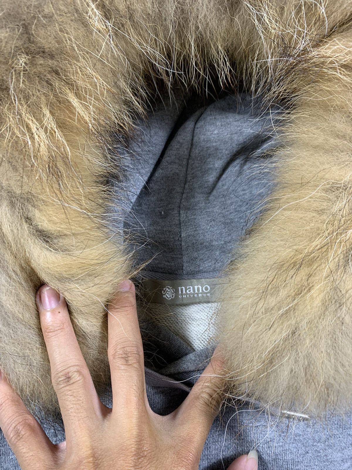 If Six Was Nine × Japanese Brand × Le Grande Bleu (L.G.B.) Nano universe Army Faux fur hoodie lgb ifsix style Size US M / EU 48-50 / 2 - 3 Thumbnail